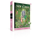 New York Puzzle Co New Yorker, The - Winter Garden 500 Piece Puzzle