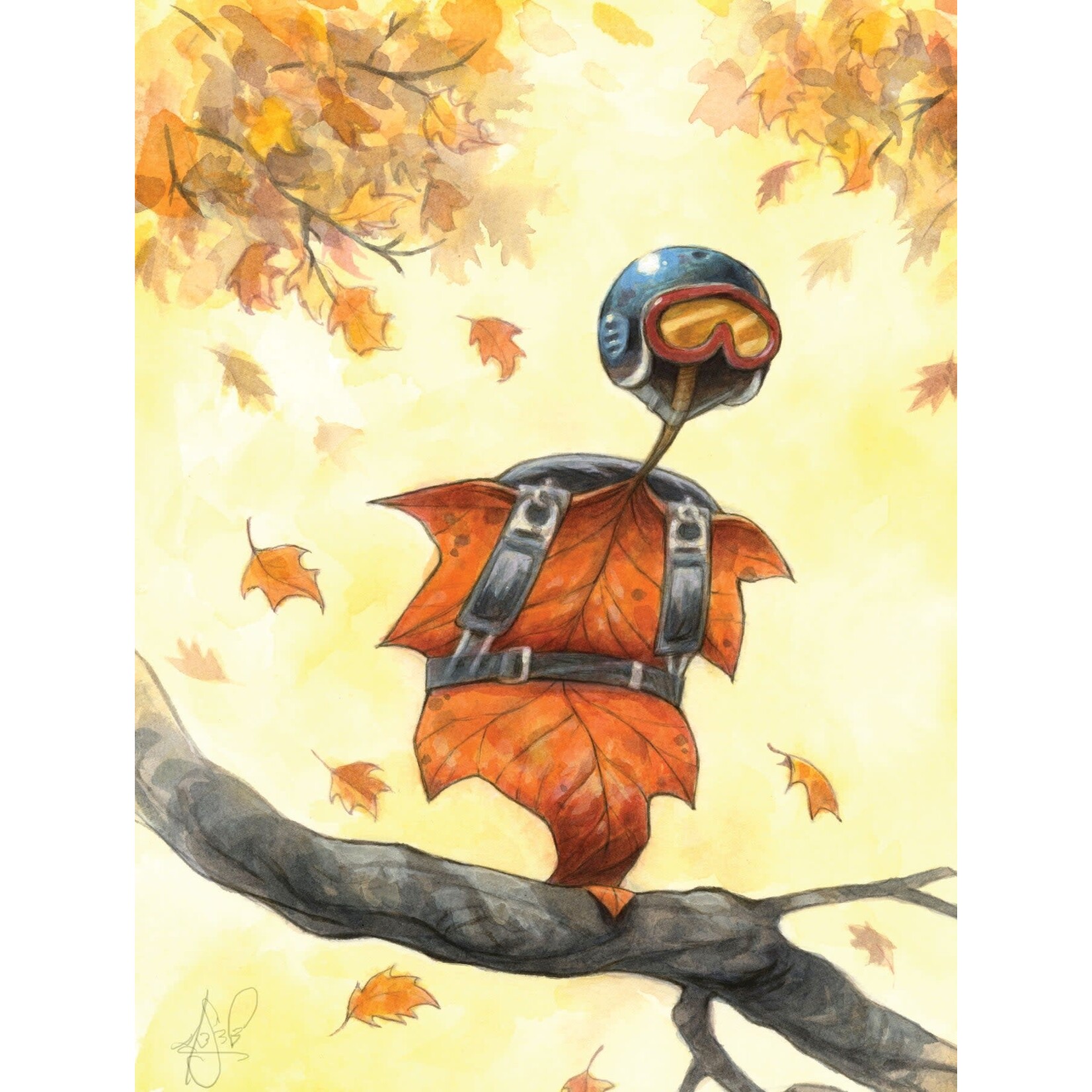 New York Puzzle Co Peter de Seve - Freefall 500 Piece Puzzle