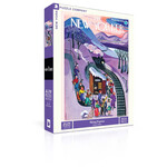 New York Puzzle Co New Yorker, The - Skiing Express 500 Piece Puzzle