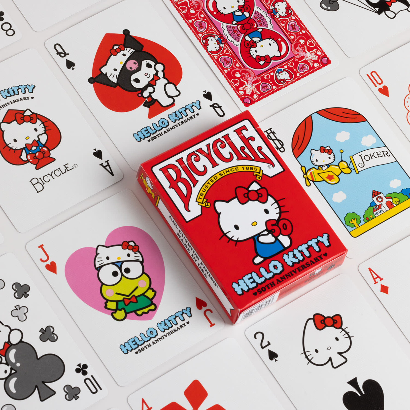 Bicycle Bicycle Playing Cards: Hello Kitty 50th Anniversary