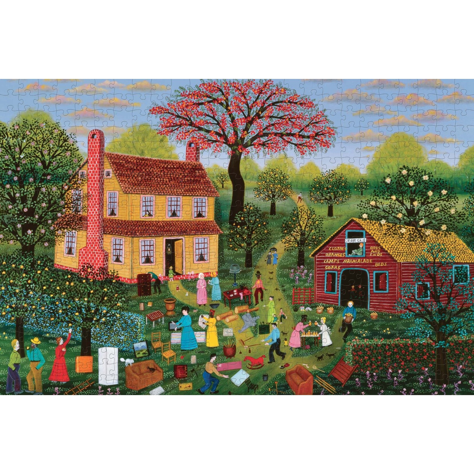 Pomegranate Mattie Lou O'Kelley: Yard Sale 500-piece Jigsaw Puzzle
