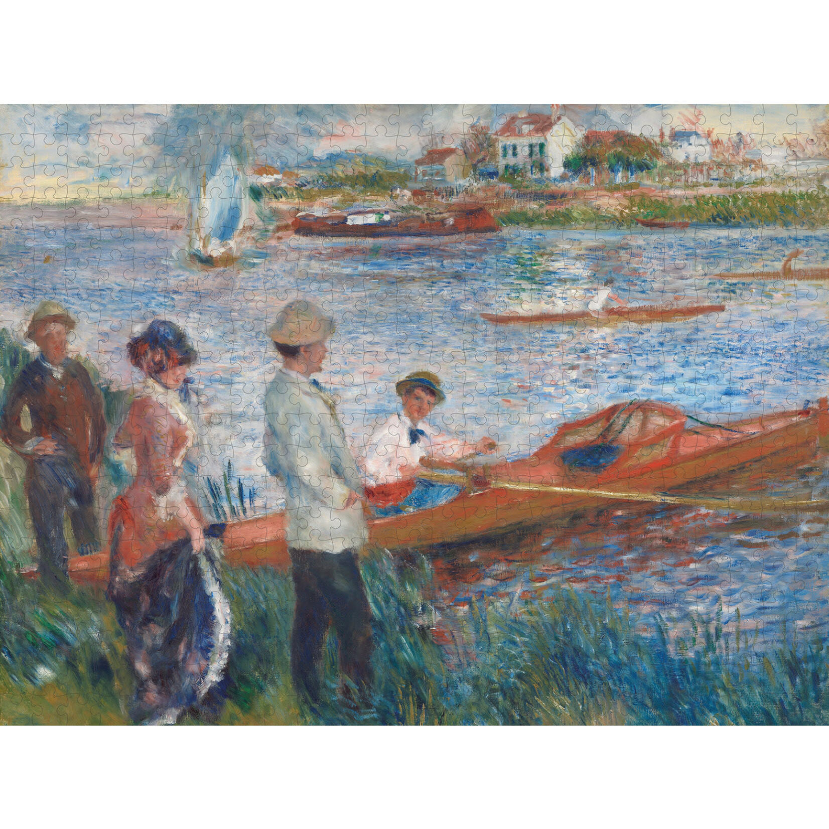 Pomegranate Auguste Renoir: Oarsmen at Chatou 500-piece Jigsaw Puzzle