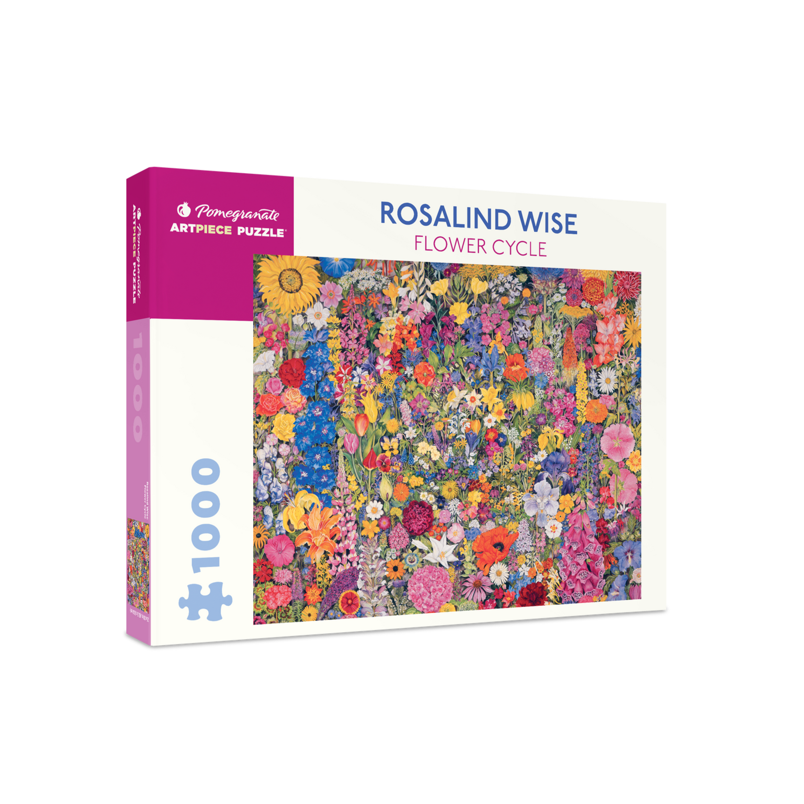 Pomegranate Rosalind Wise: Flower Cycle 1000-Piece Jigsaw Puzzle