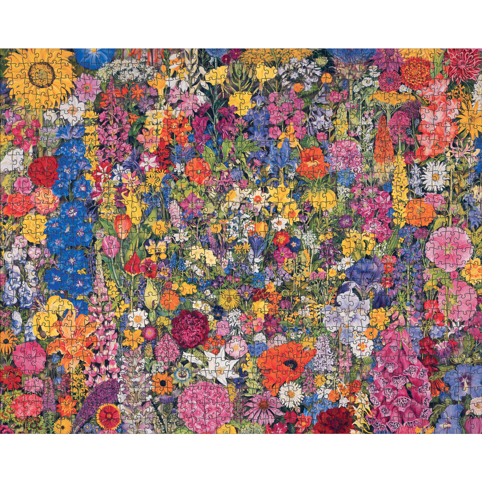 Pomegranate Rosalind Wise: Flower Cycle 1000-Piece Jigsaw Puzzle