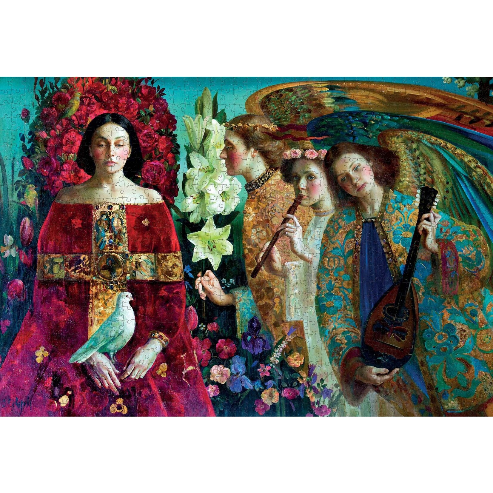 Pomegranate Olga Suvorova: Annunciation 1000-Piece Jigsaw Puzzle
