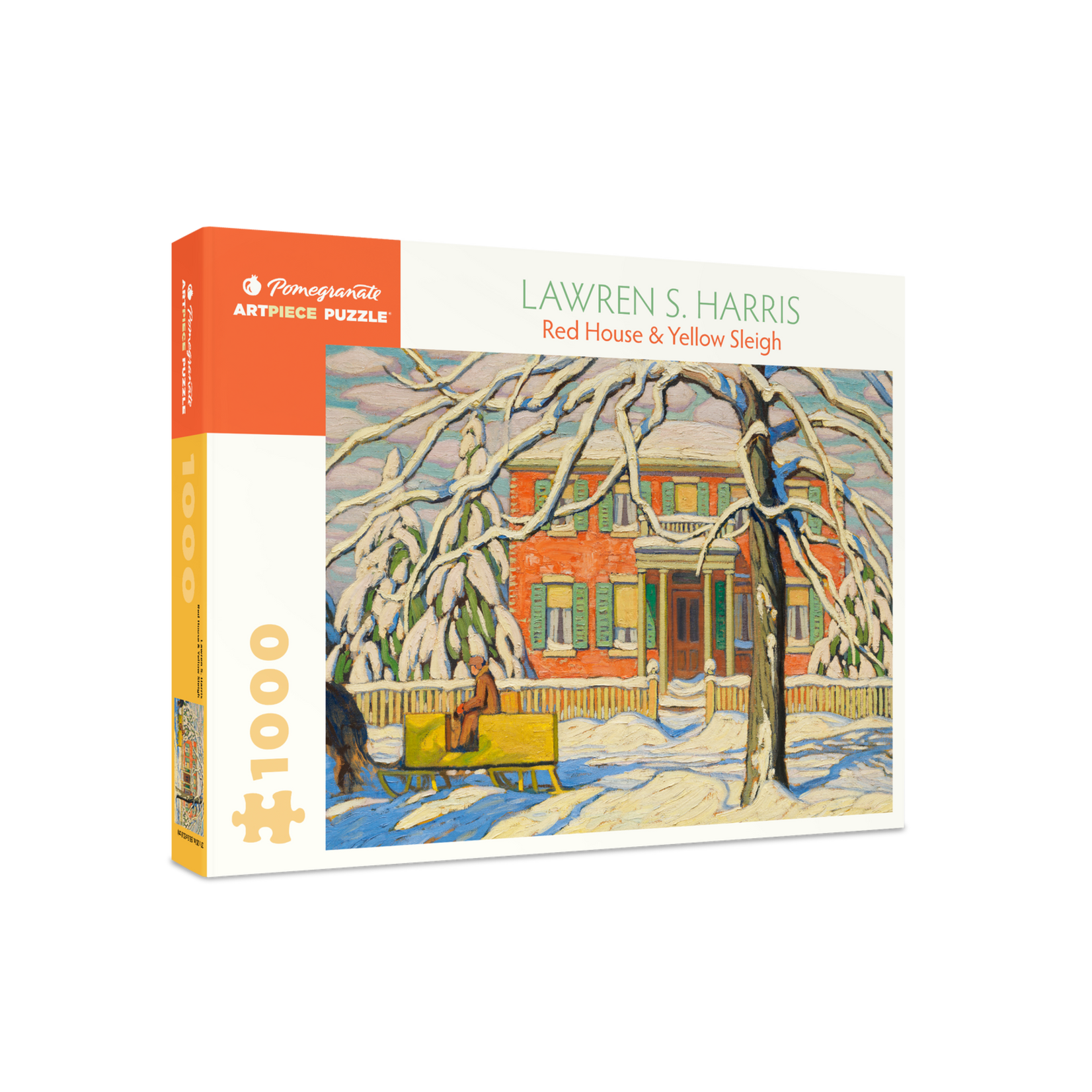 Pomegranate Lawren S. Harris: Red House and Yellow Sleigh 1000-Piece Jigsaw Puzzle