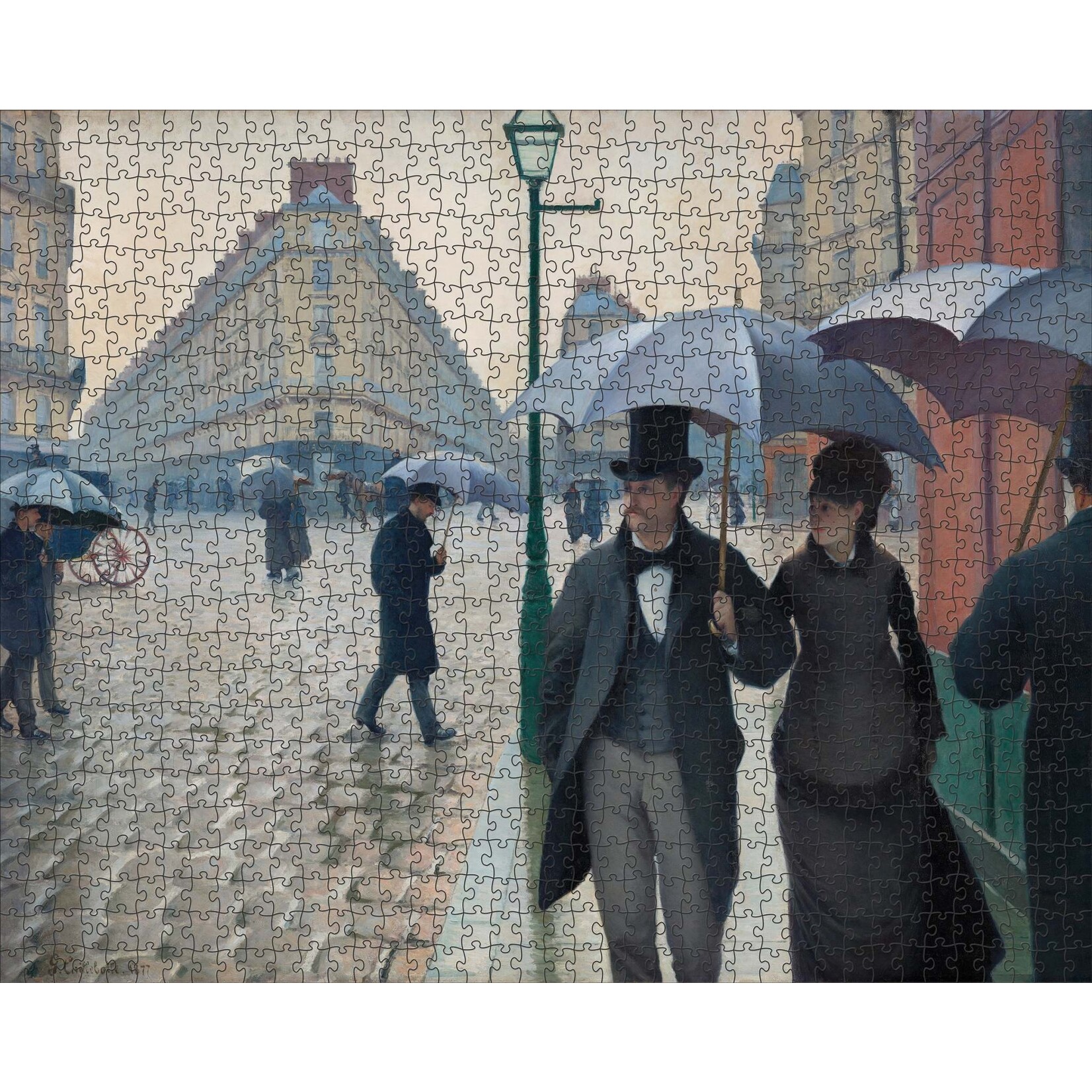 Pomegranate Gustave Caillebotte: Paris Street; Rainy Day 1000-Piece Jigsaw Puzzle