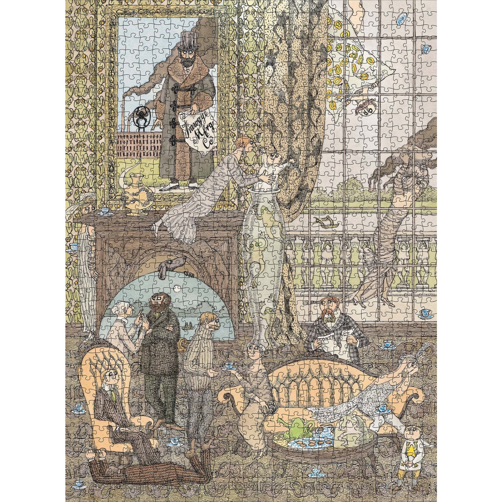 Pomegranate Edward Gorey: Frawgge Mfrg. Co. 1000-piece Jigsaw Puzzle