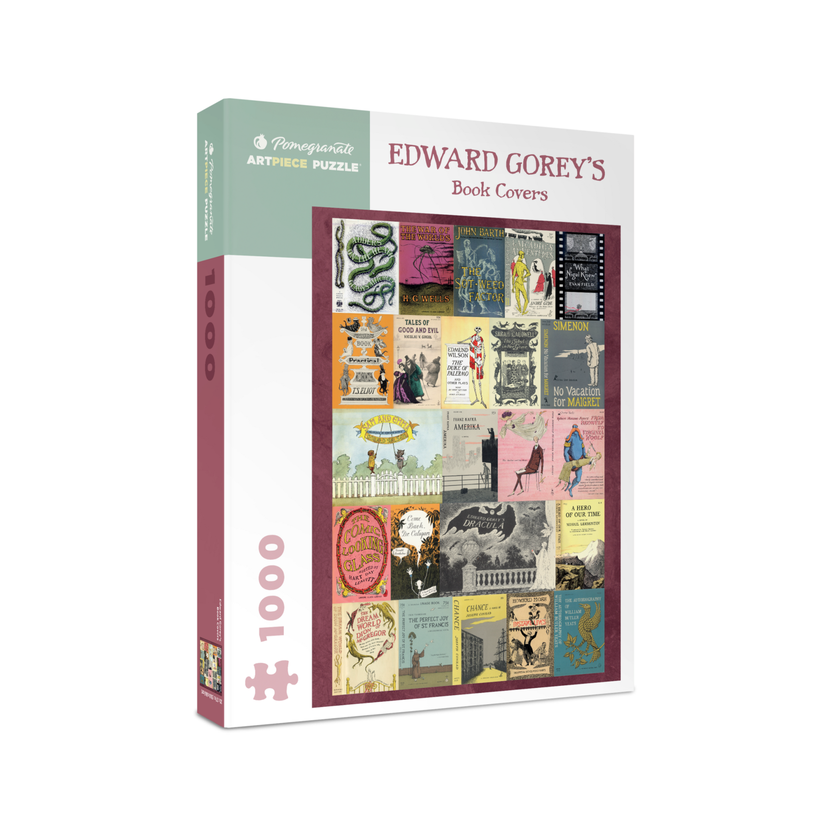 Pomegranate Edward Gorey's Book Covers 1000-Piece Jigsaw Puzzle