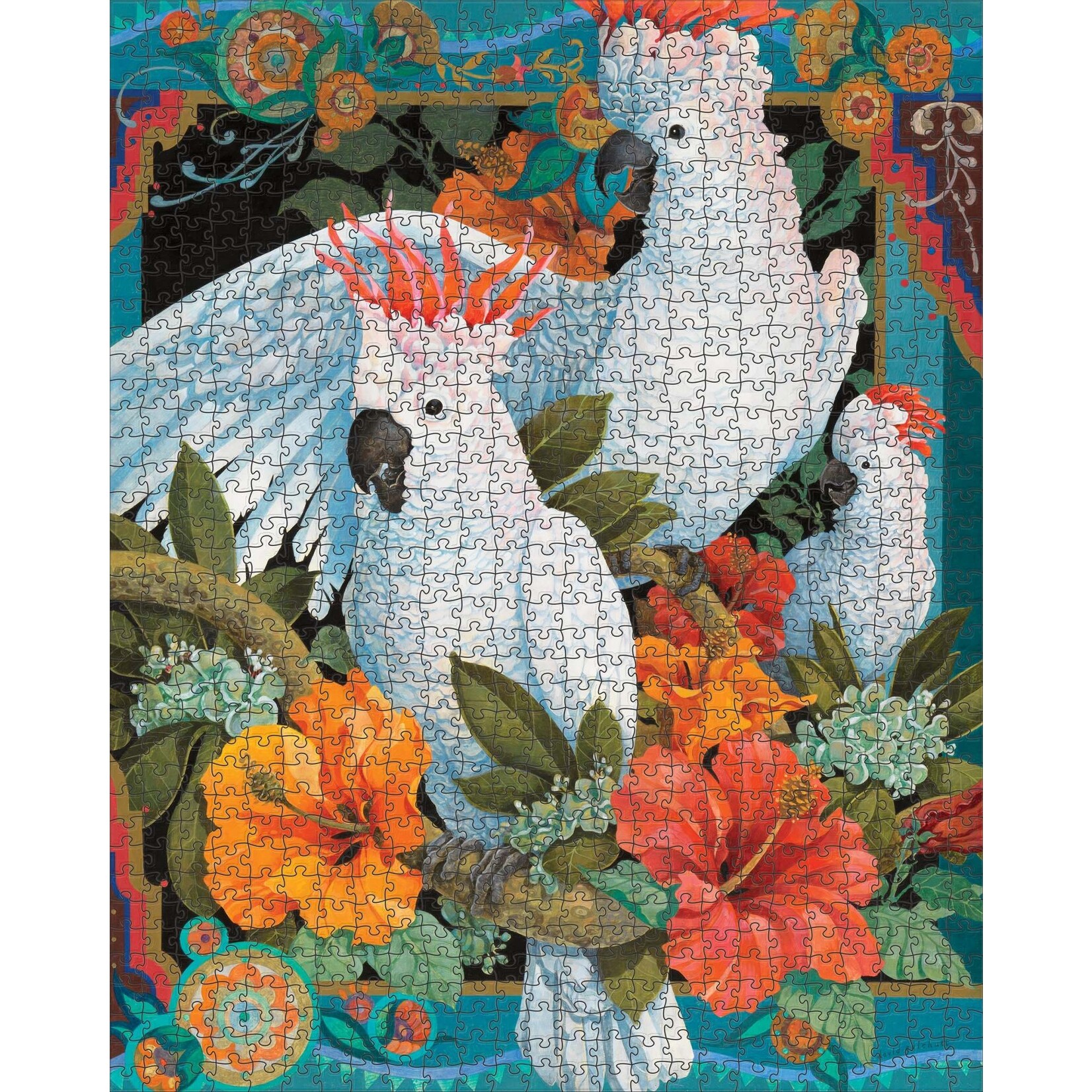 Pomegranate David Galchutt: Tropical Trio 1000-Piece Jigsaw Puzzle