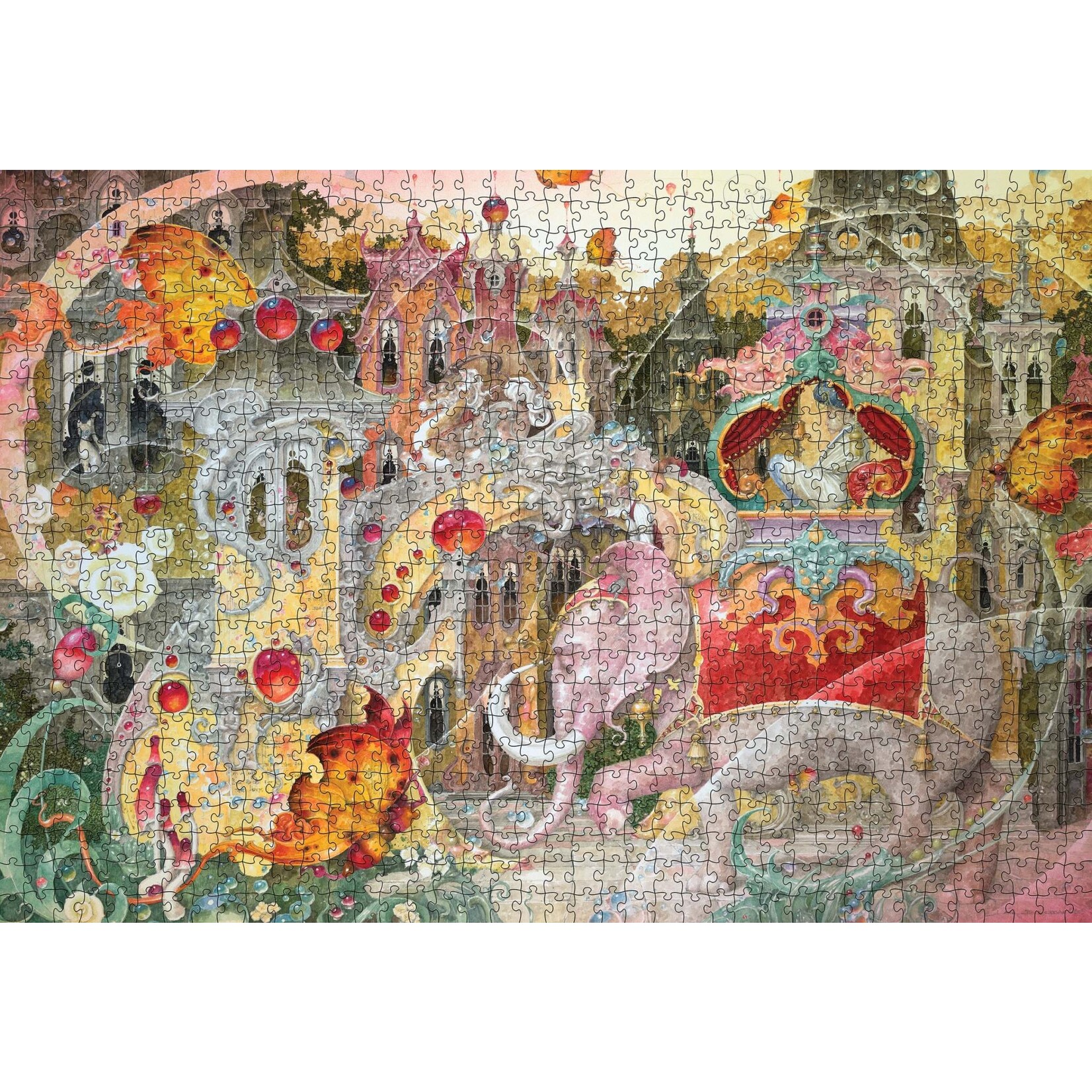 Pomegranate Daniel Merriam: Moon Voyage 1000-Piece Puzzle