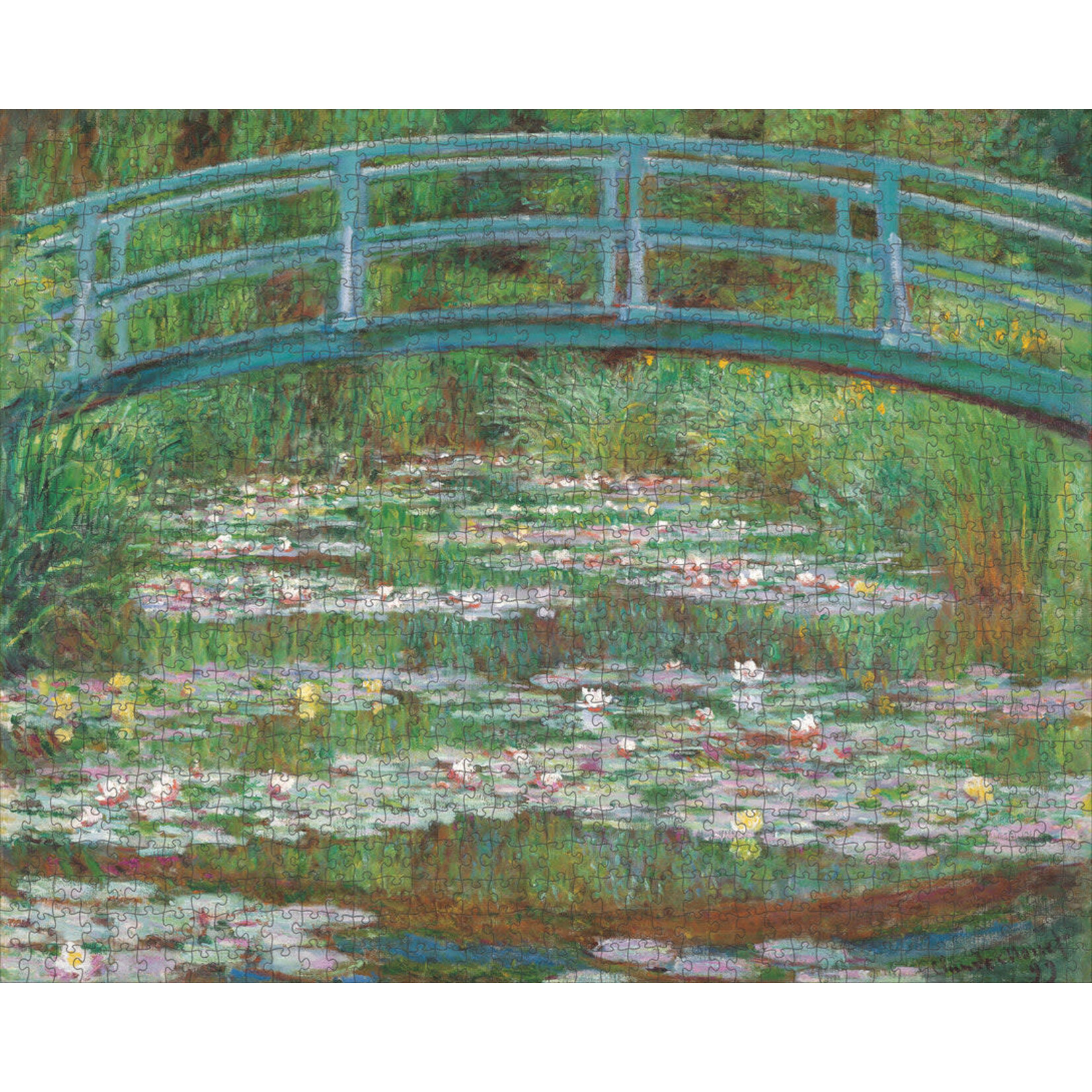 Pomegranate Claude Monet: Japanese Footbridge, The 1000-piece Jigsaw Puzzle