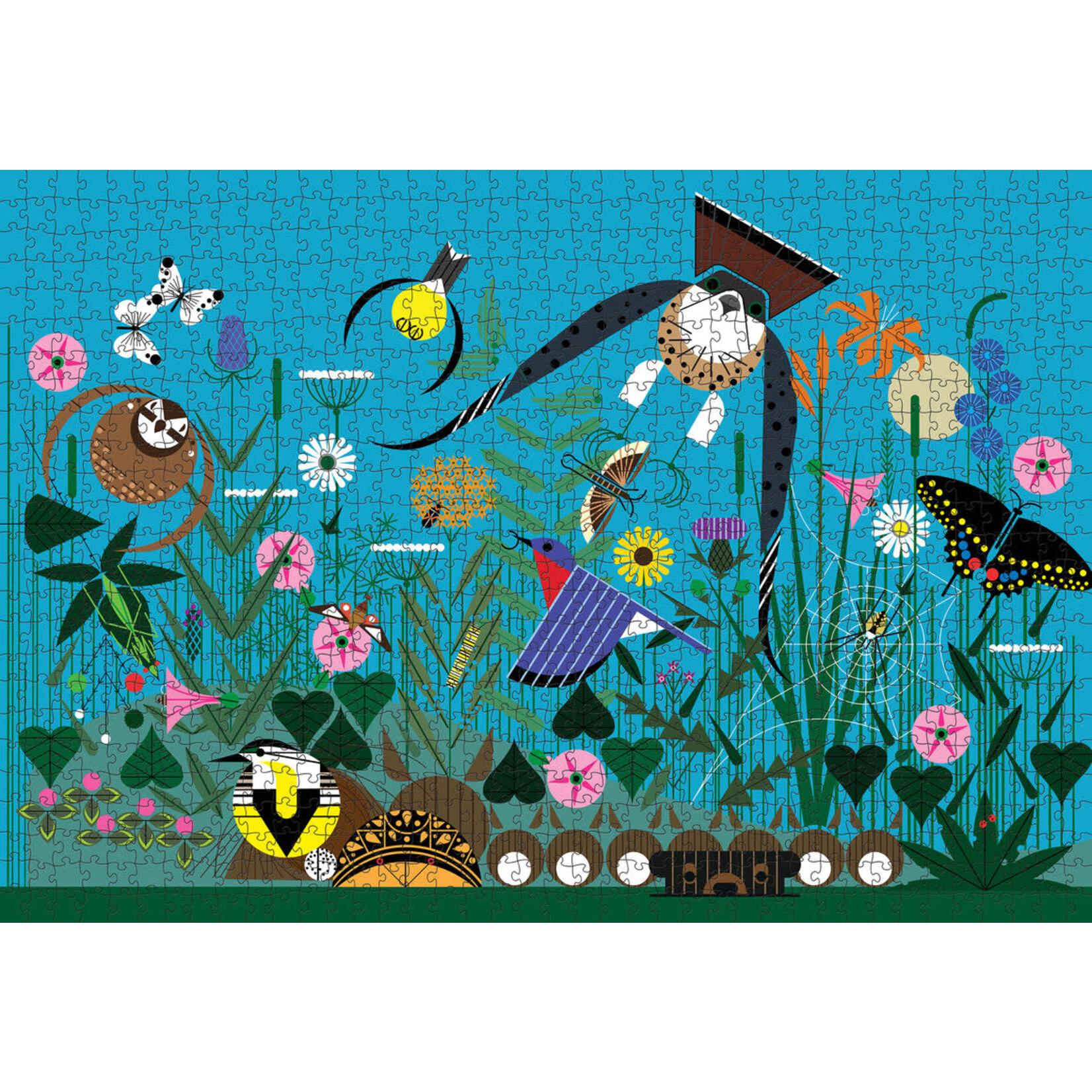 Pomegranate Charley Harper: Wild Summer 1000-Piece Jigsaw Puzzle