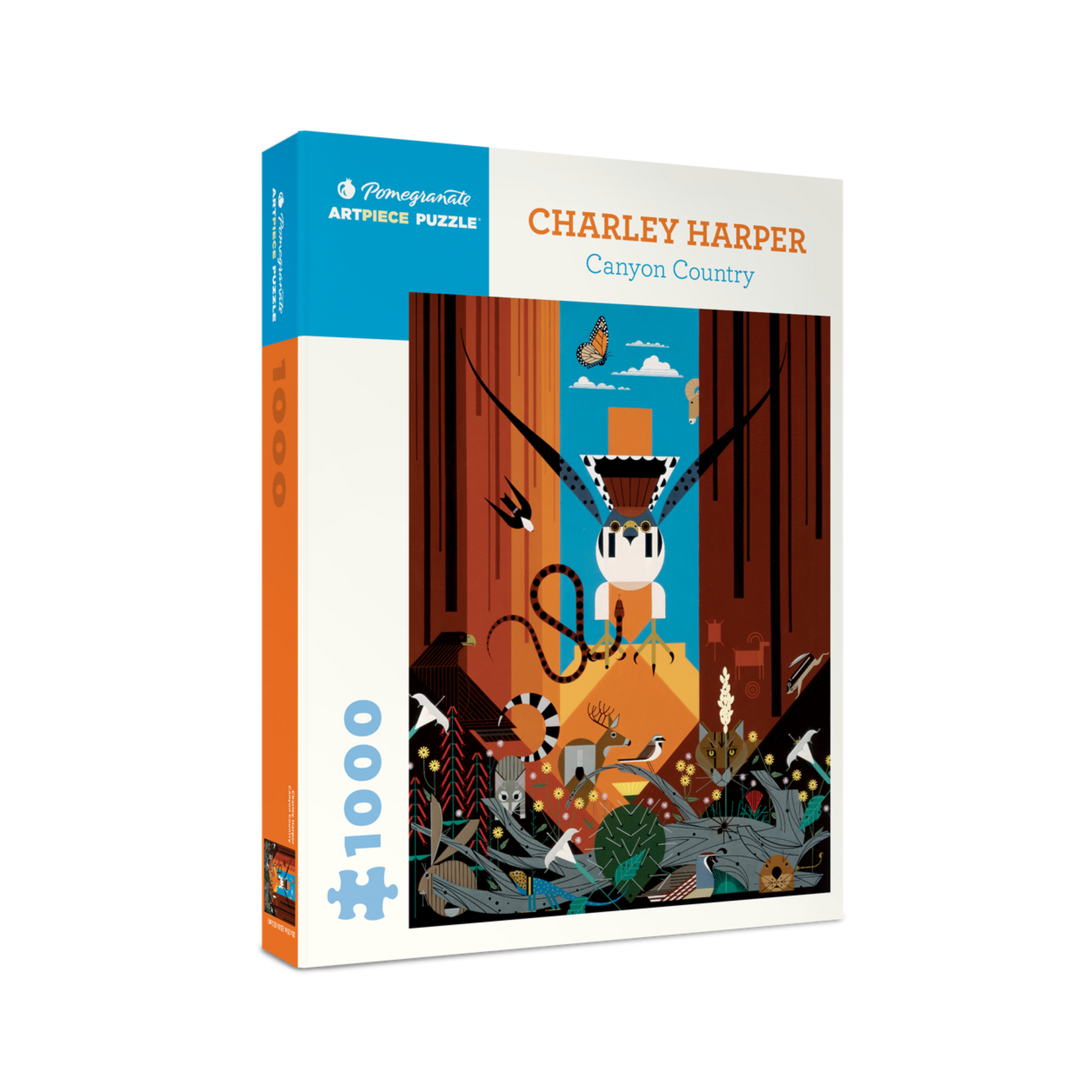 Pomegranate Charley Harper: Canyon Country 1000-Piece Jigsaw Puzzle
