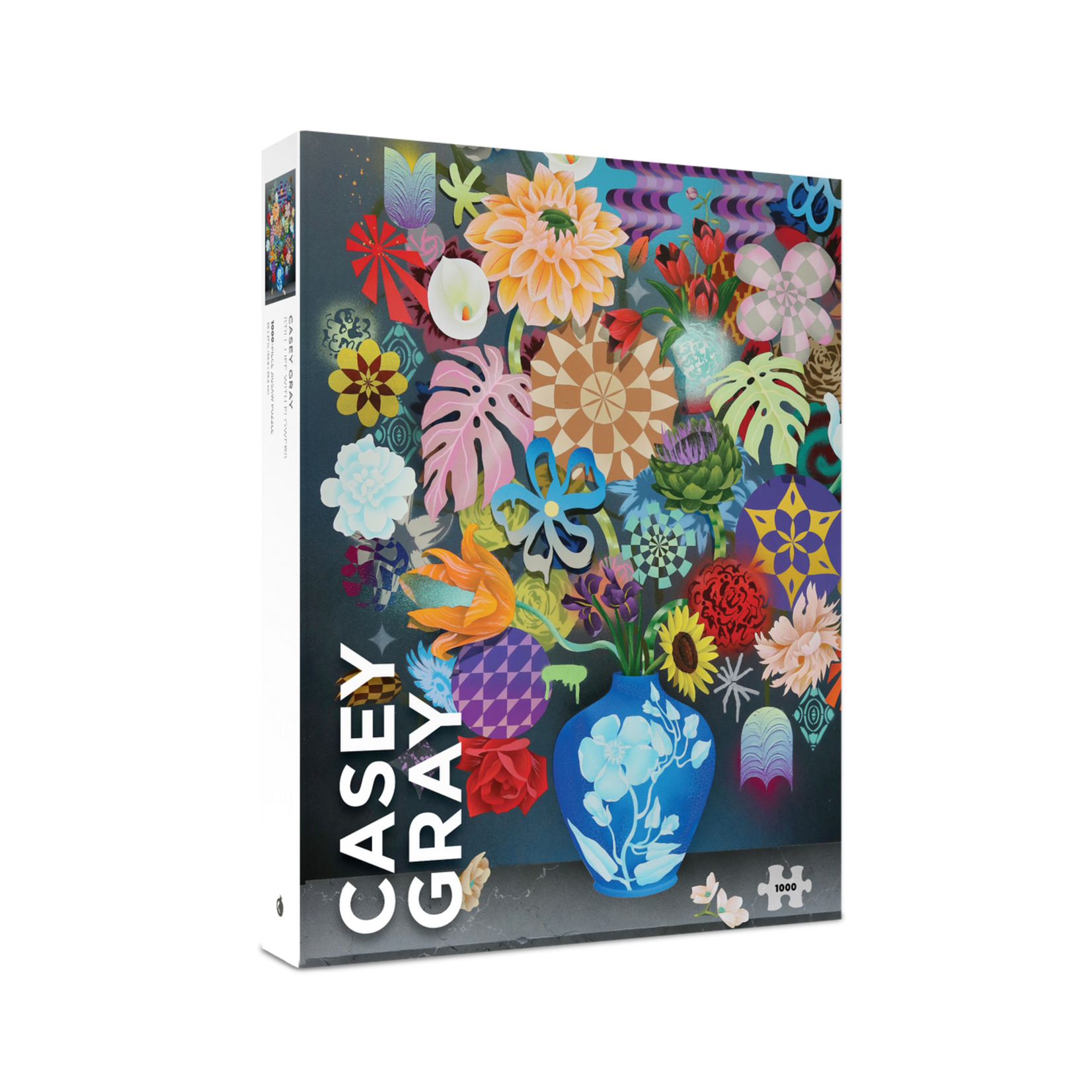 Pomegranate Casey Gray: Still Life with Flowers 1000-Piece Jigsaw Puzzle