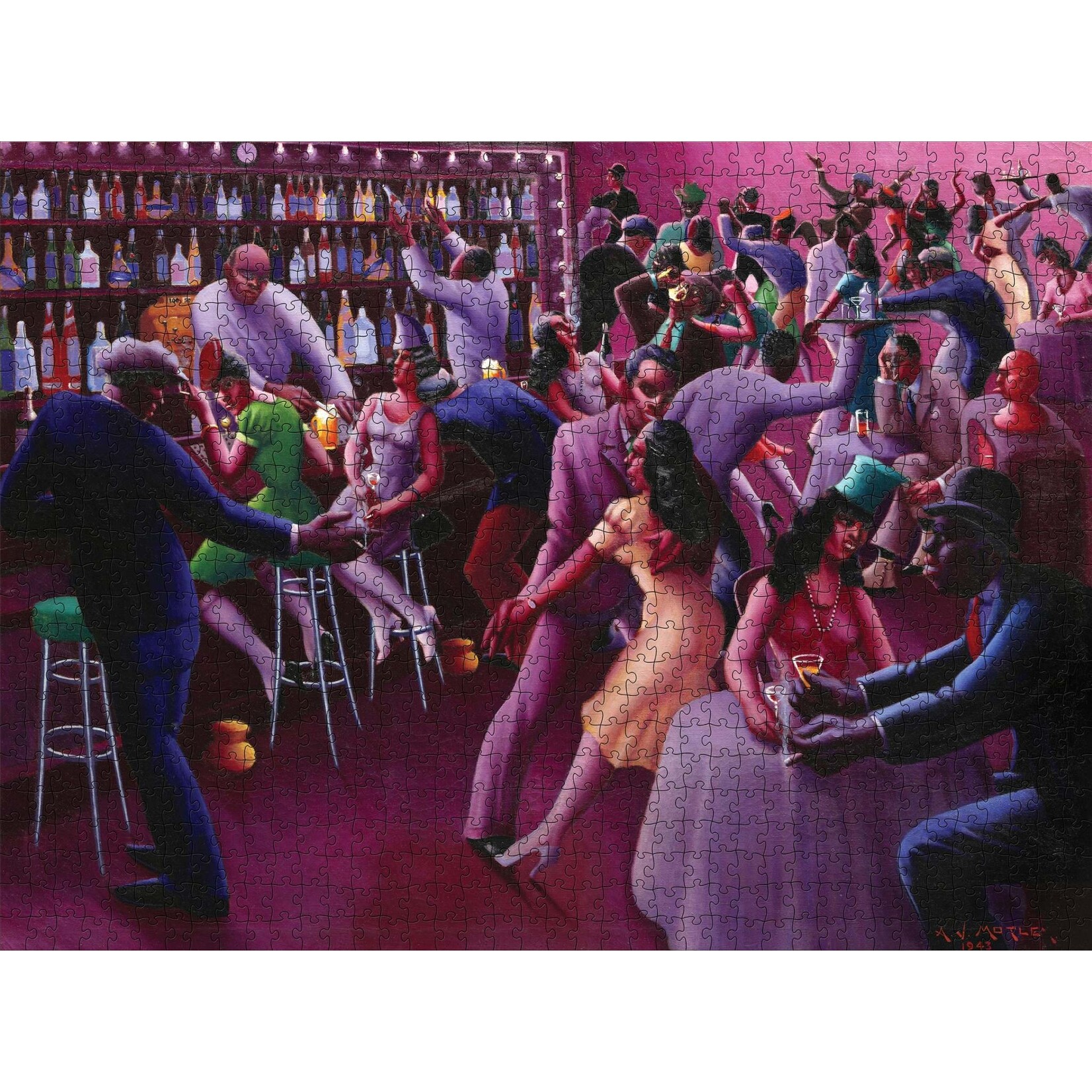 Pomegranate Archibald Motley: Nightlife 1000-Piece Jigsaw Puzzle