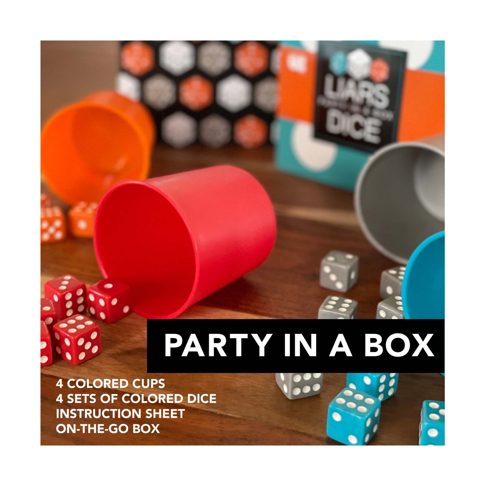 University Games Liar's Dice: Party in a Box