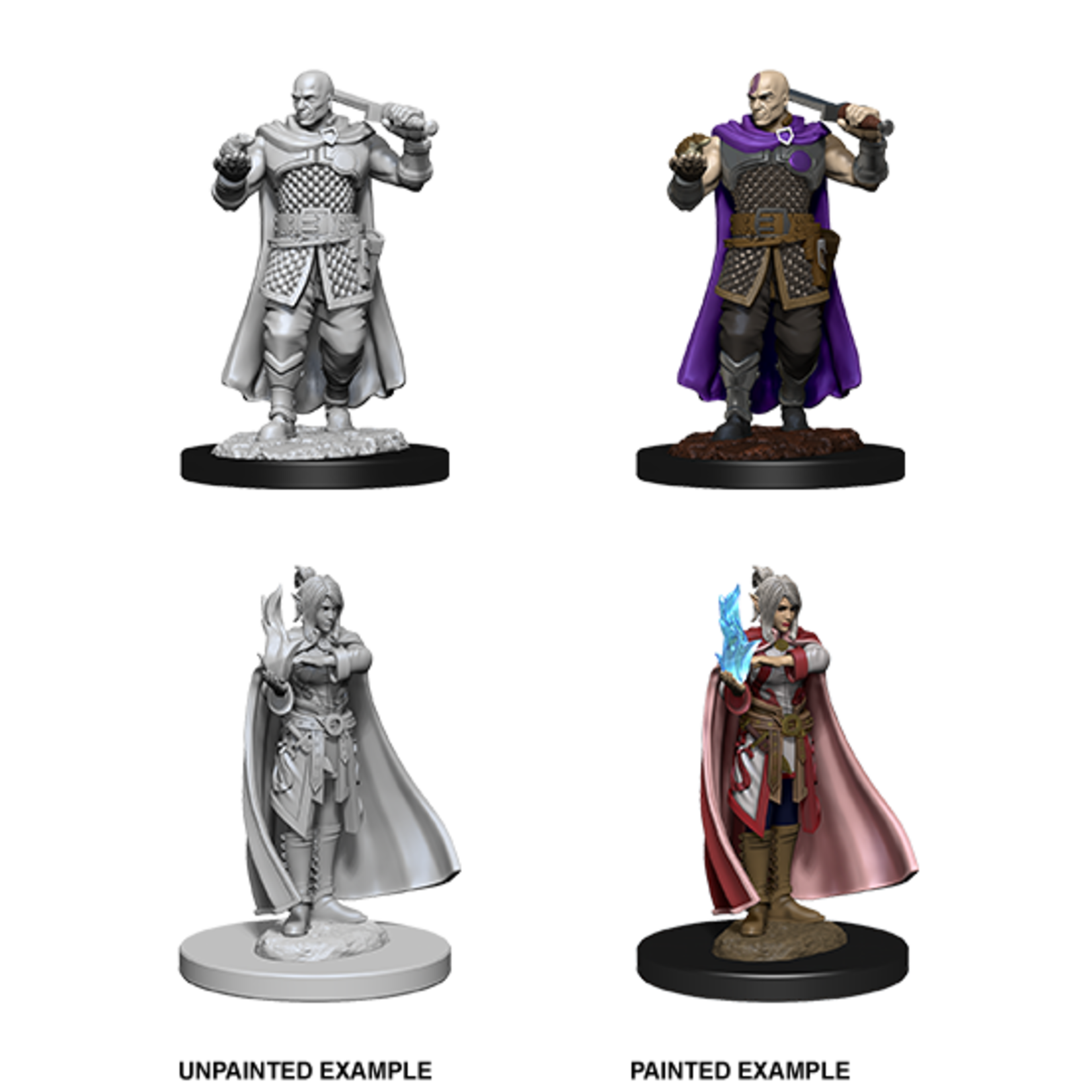 WizKids D&D Nolzur's Marvelous Miniatures: Human Ranger & Moon Elf Sorcerer