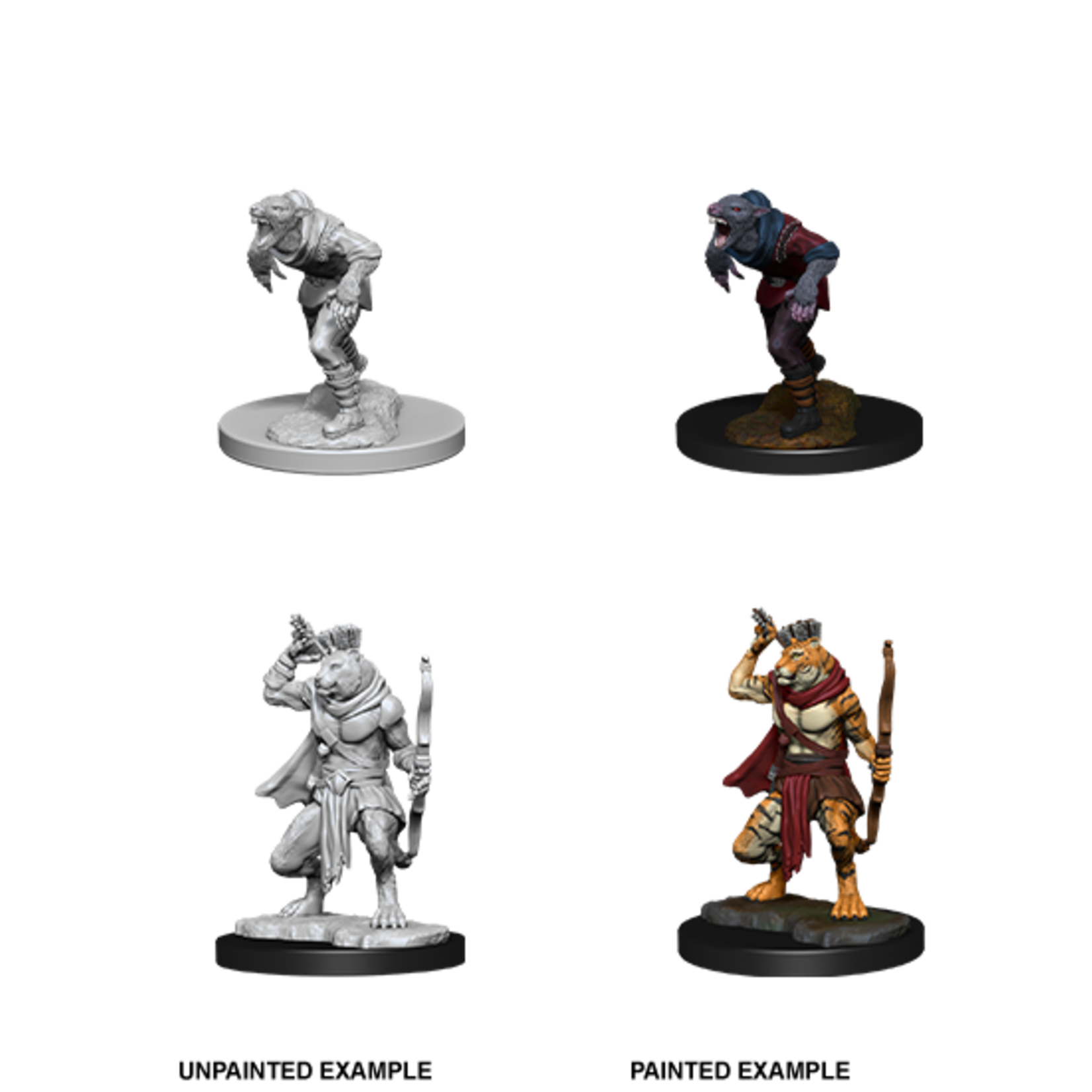 WizKids D&D Nolzur's Marvelous Miniatures: Wererat & Weretiger