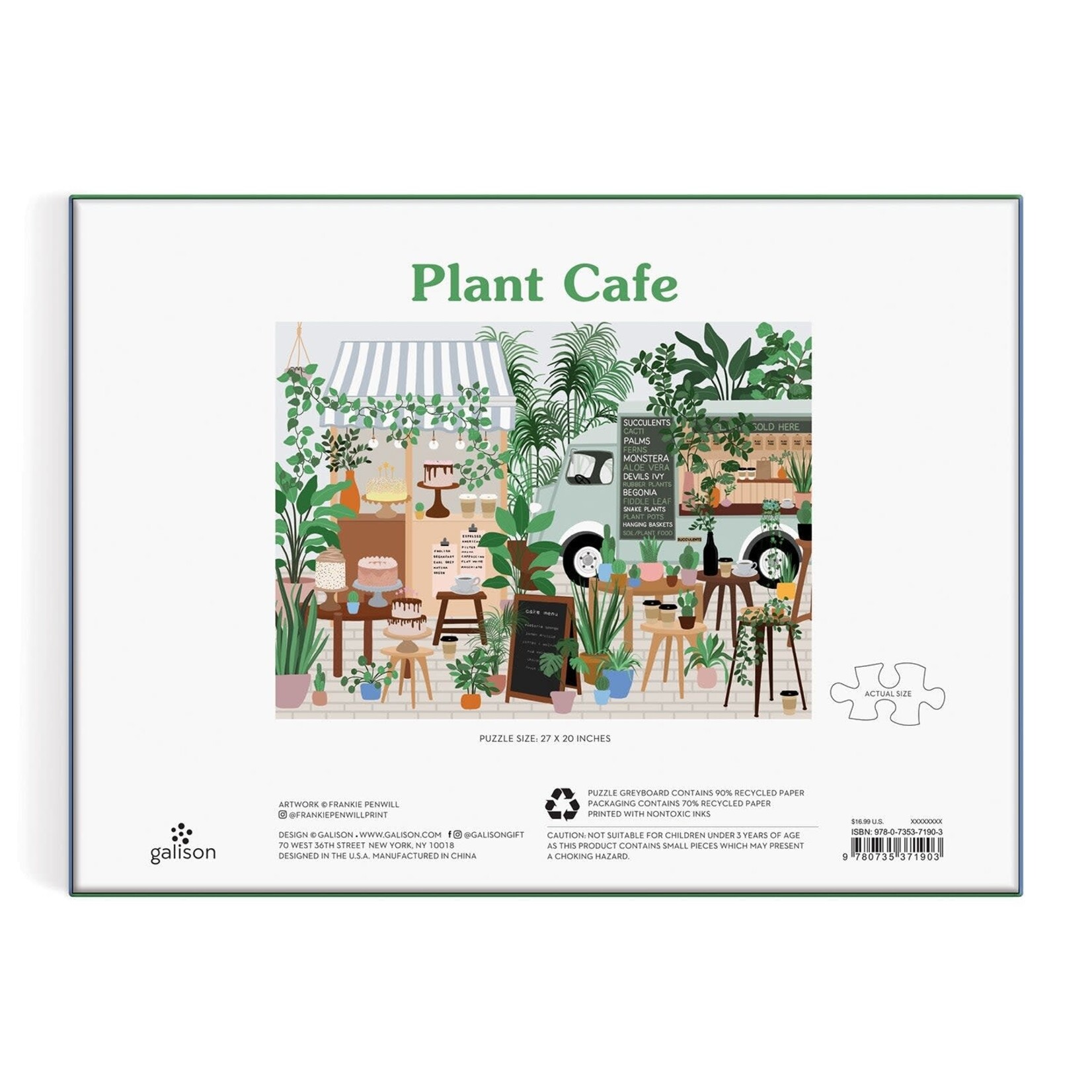 galison Plant Cafe 1000 Piece Puzzle