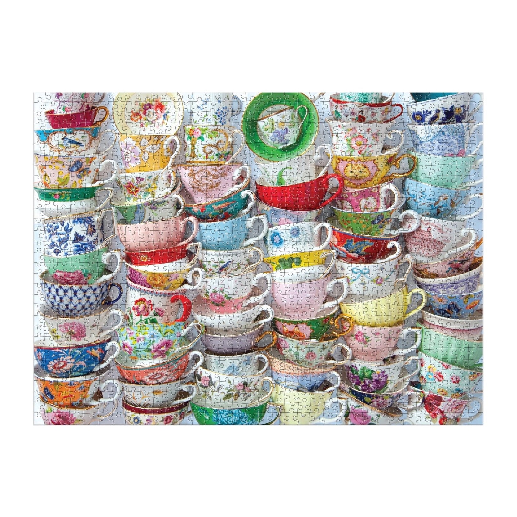 galison Teacups 1000 Piece Puzzle