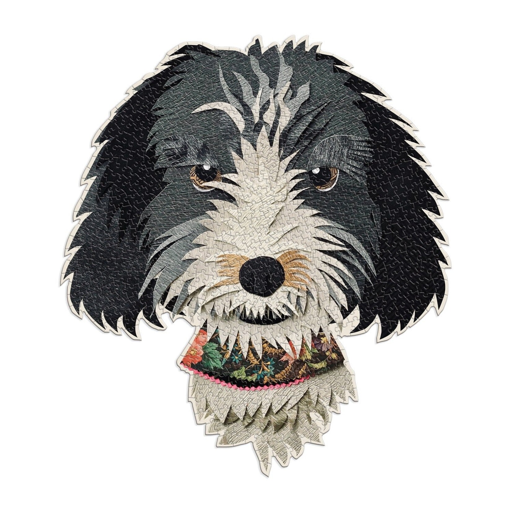 galison Paper Dog 750 Piece Shaped Jigsaw Puzzle