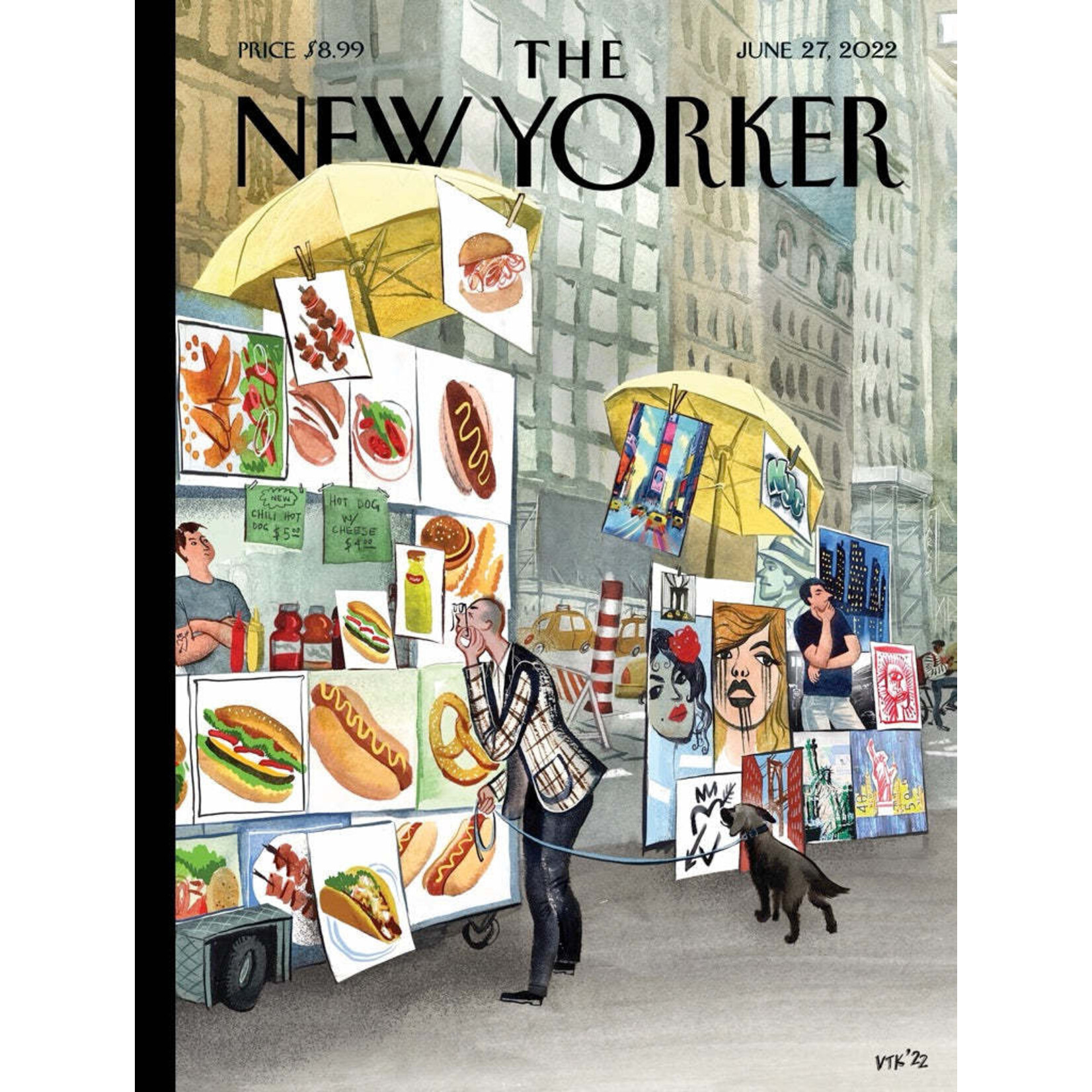 New York Puzzle Co New Yorker, The - Sidewalk Connoisseurs 1000 Piece Puzzle