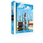 New York Puzzle Co New Yorker, The - Bookopolis 1000 Piece Jigsaw Puzzle