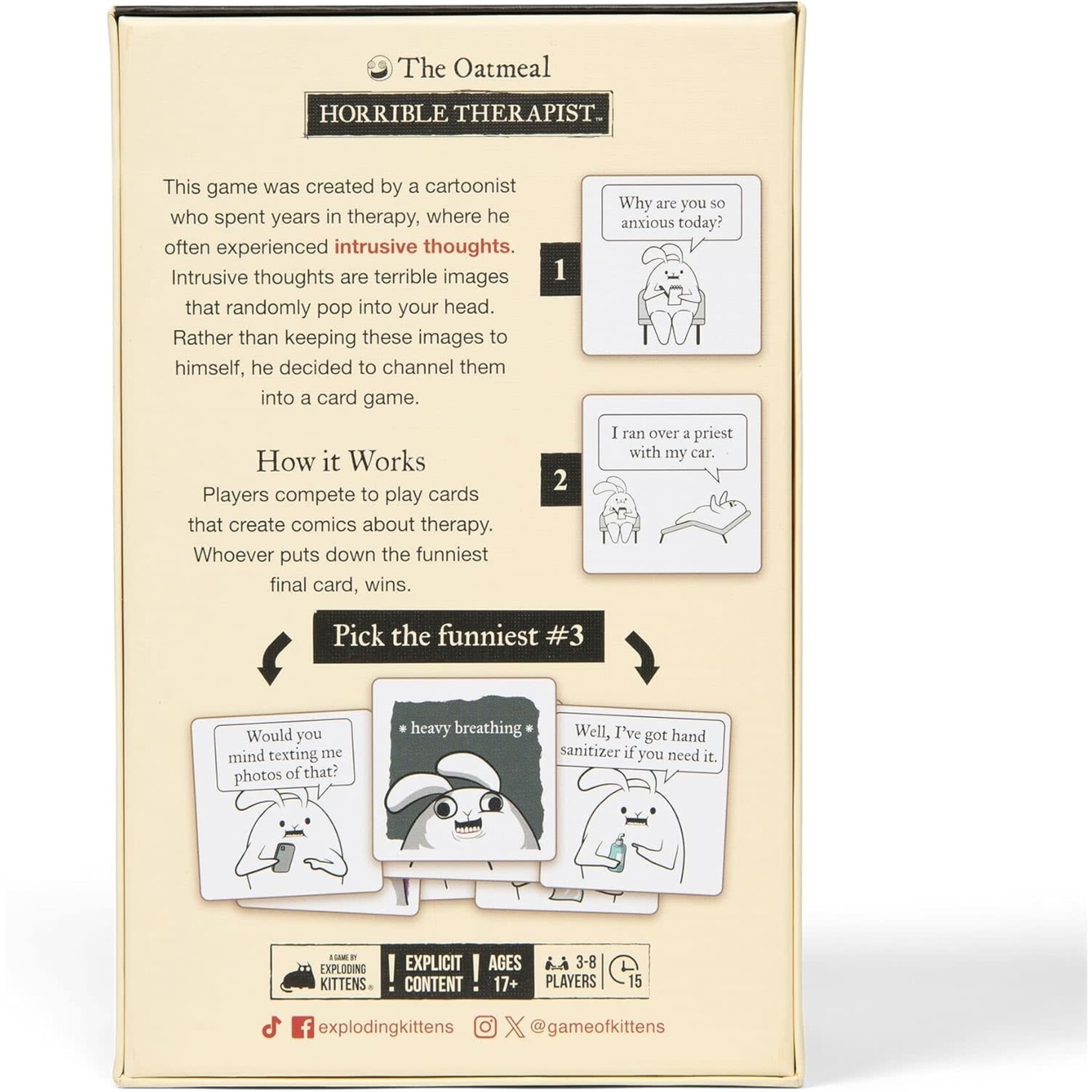 Exploding Kittens Horrible Therapist