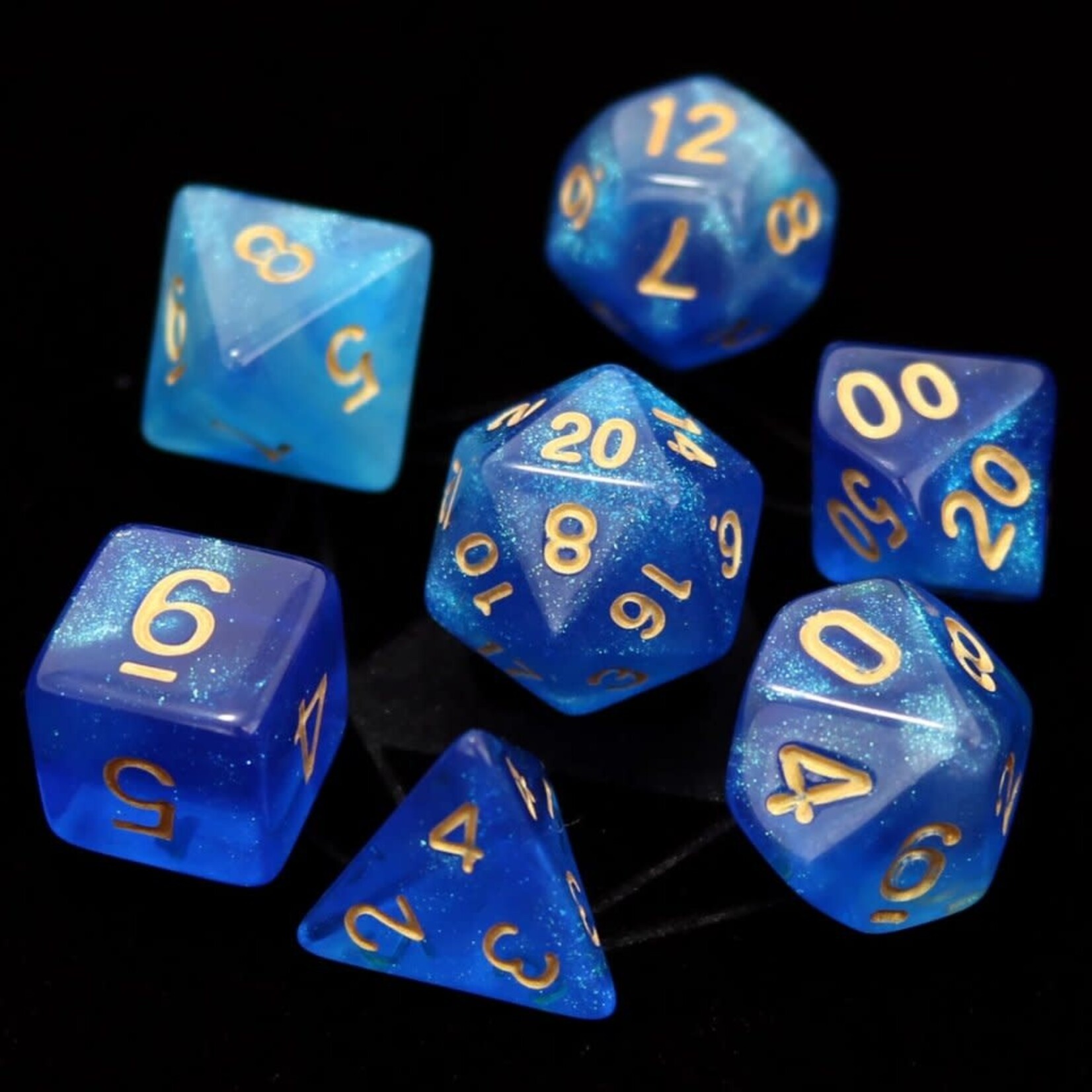 Die Hard Dice 7 Piece RPG Set - Mermaids Crown