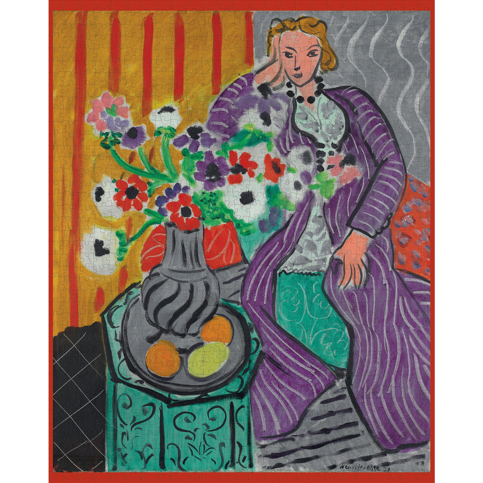 Pomegranate Henri Matisse: Purple Robe and Anemones 1000-piece Jigsaw Puzzle