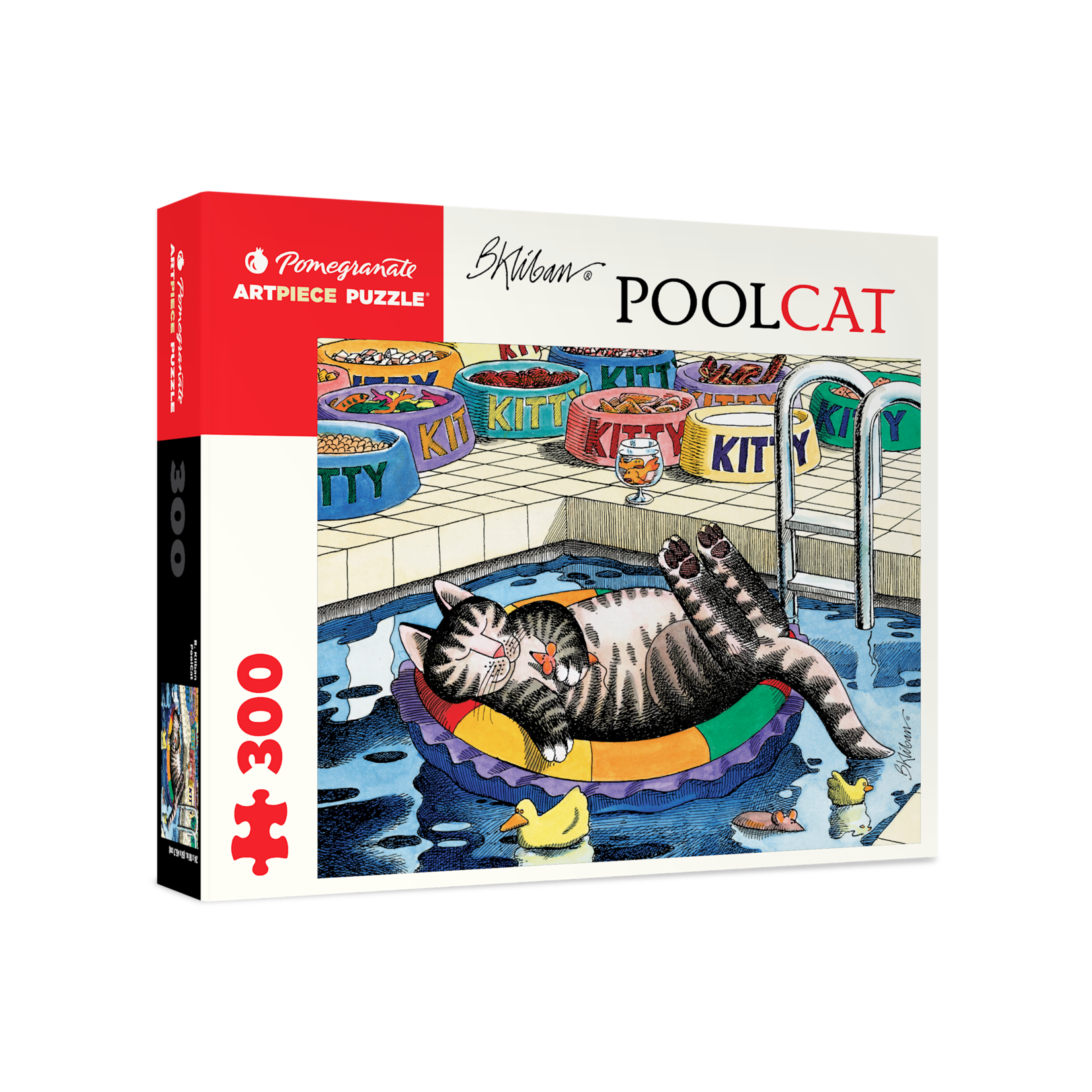 Pomegranate B. Kliban: PoolCat 300-piece Jigsaw Puzzle