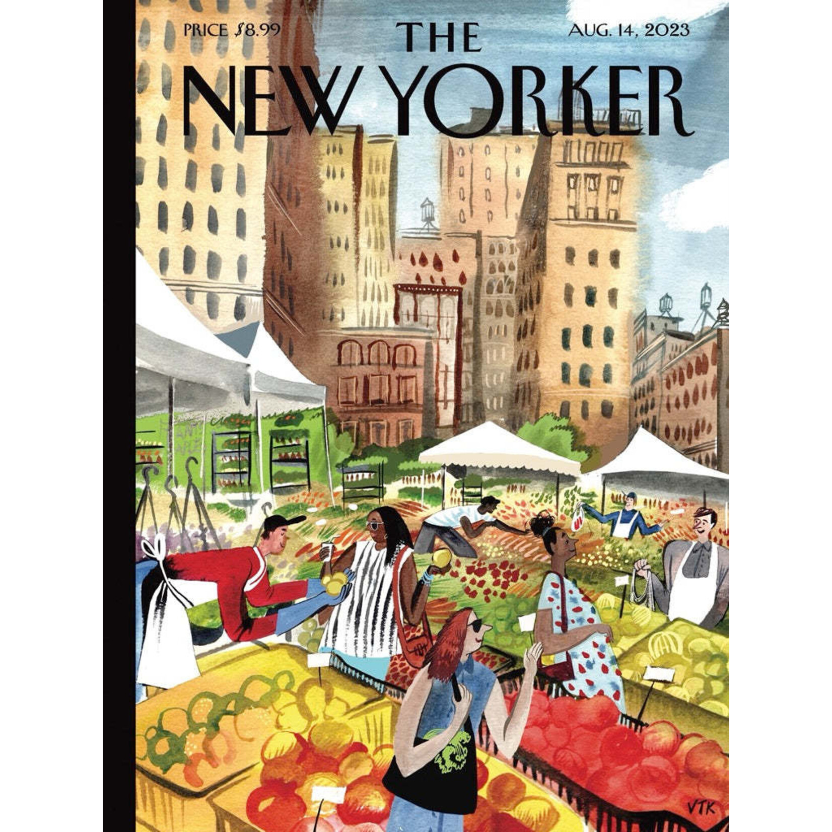 New York Puzzle Co New Yorker, The - Peak Season 1000 Piece Puzzle