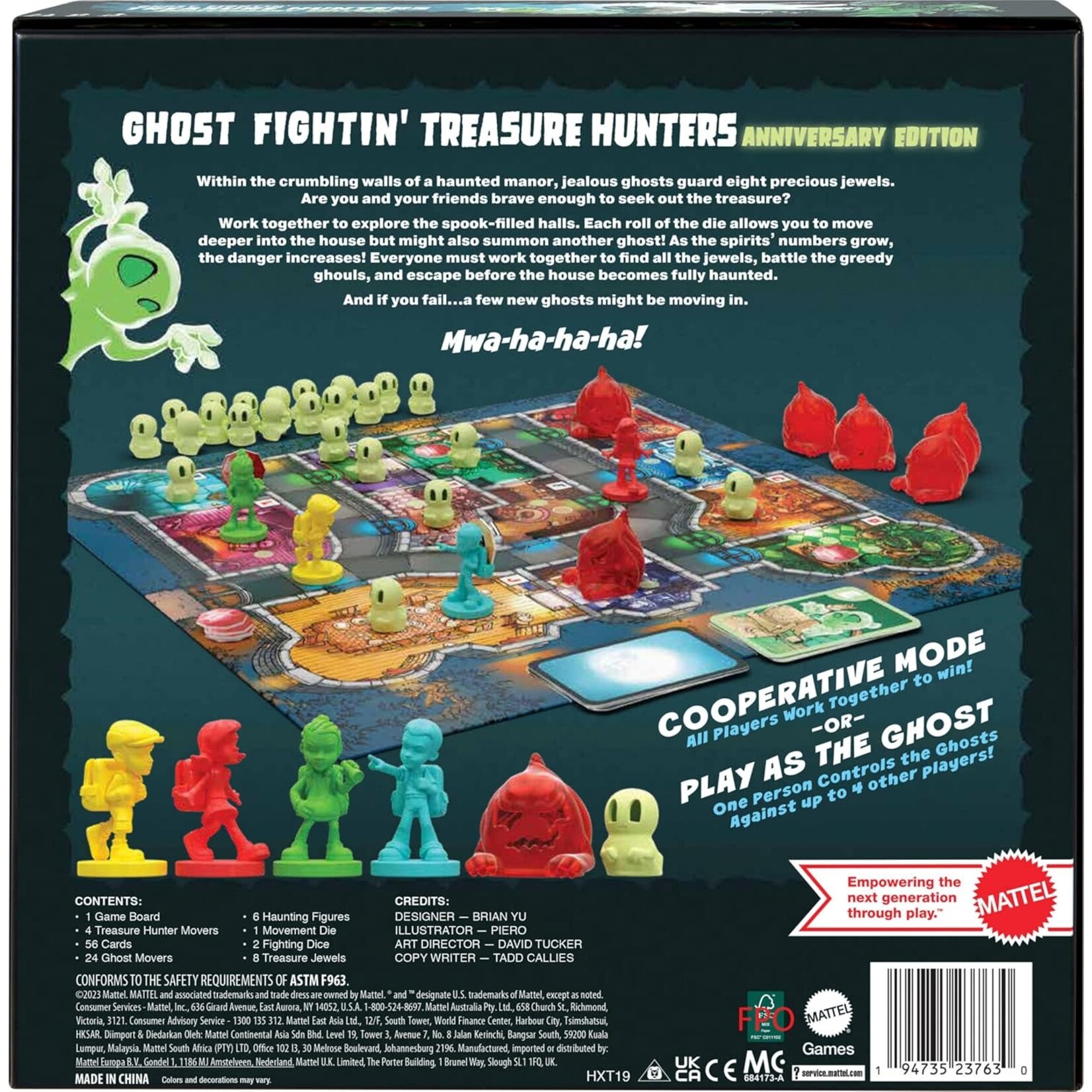 Mattel Ghost Fightin' Treasure Hunters Game Anniversary Edition
