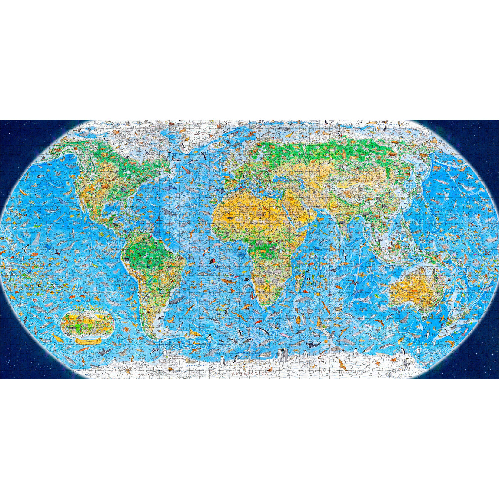 Pomegranate Anton Thomas: Wild World 1500-Piece Jigsaw Puzzle