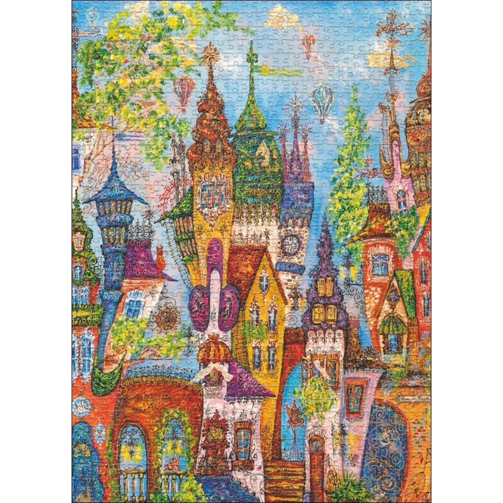 Heye Charming Village - Red Arches 1000 Piece Puzzle