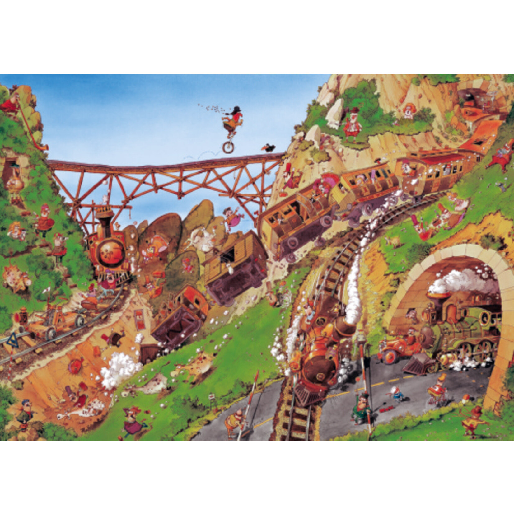 Heye Wanted Seek & Find - Getaway Car Fred 1000 Piece Puzzle