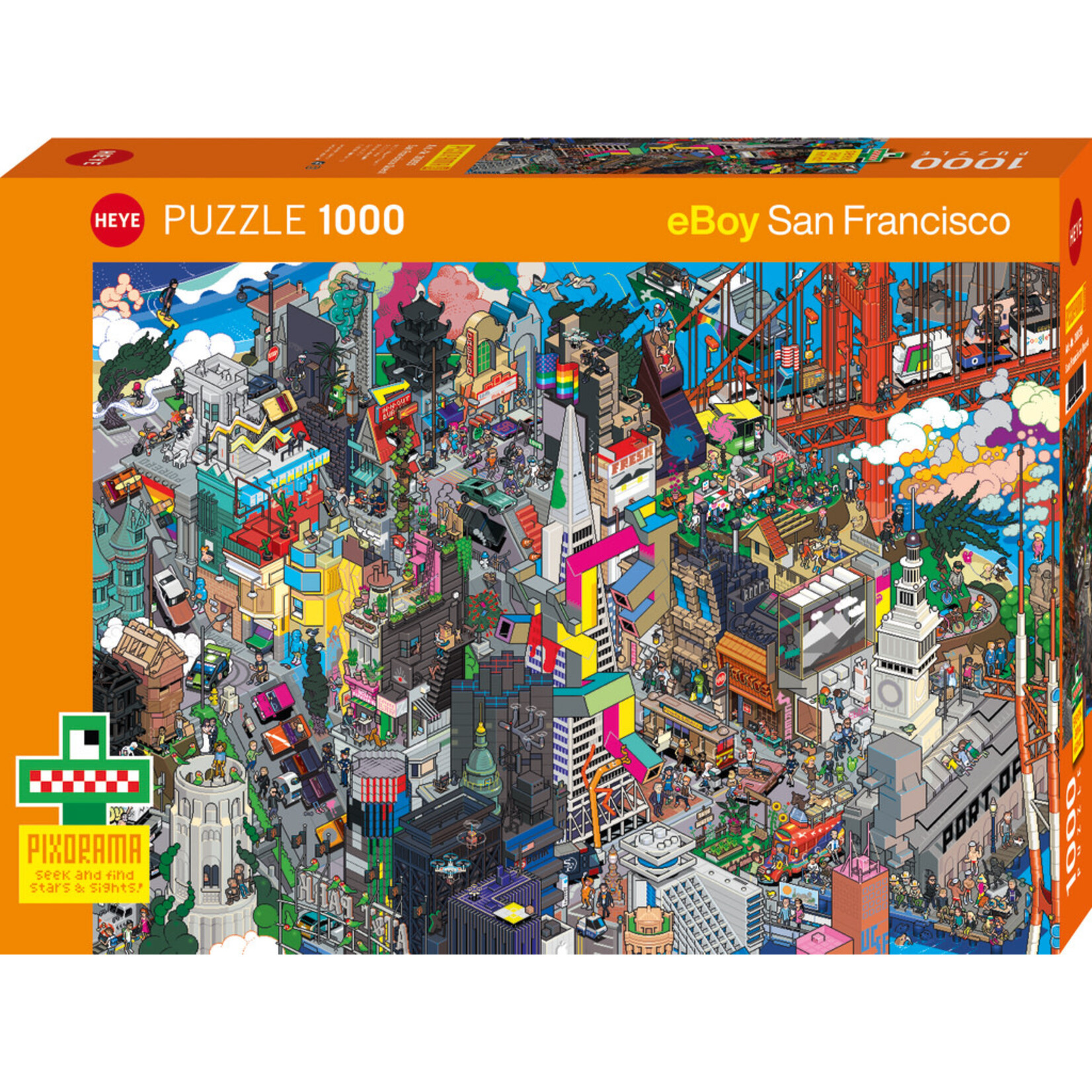 Heye eBoy - San Francisco Quest 1000 Piece Puzzle