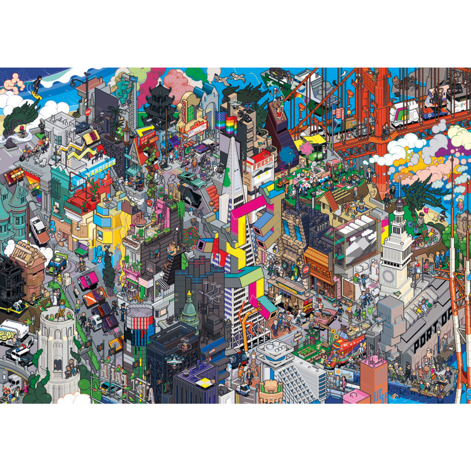 Heye eBoy - San Francisco Quest 1000 Piece Puzzle