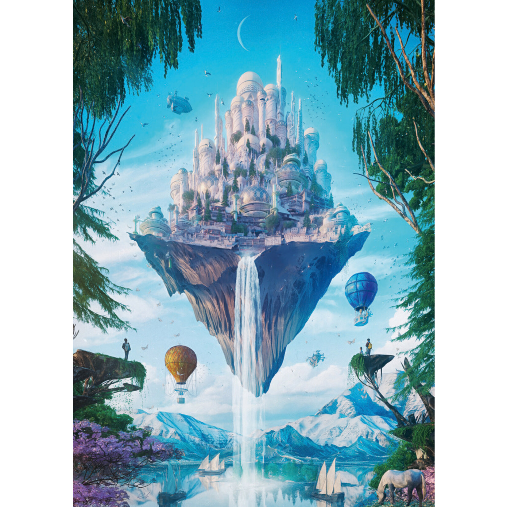 Heye Future Cities - Sky Isle 1000 Piece Puzzle