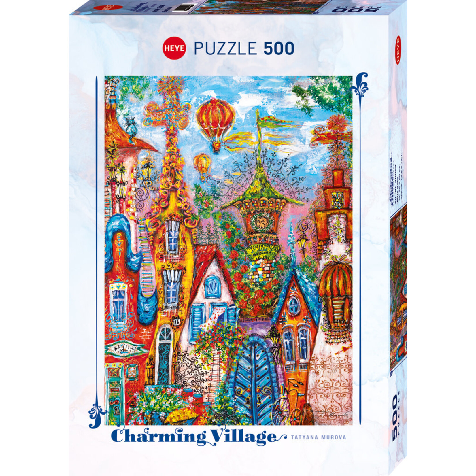 Heye Charming Village - Blue Gate 500 Piece Puzzle