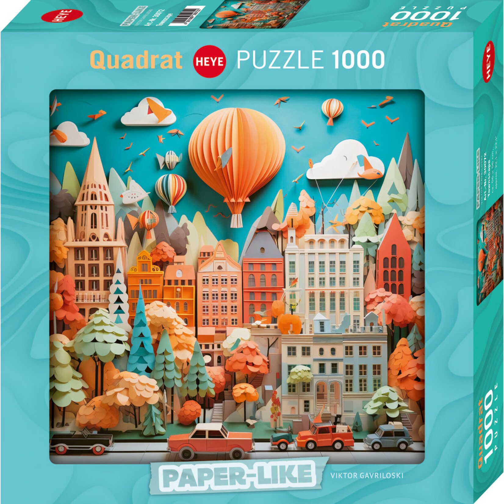 Heye Paper-Like - Townscape 1000 Piece Puzzle