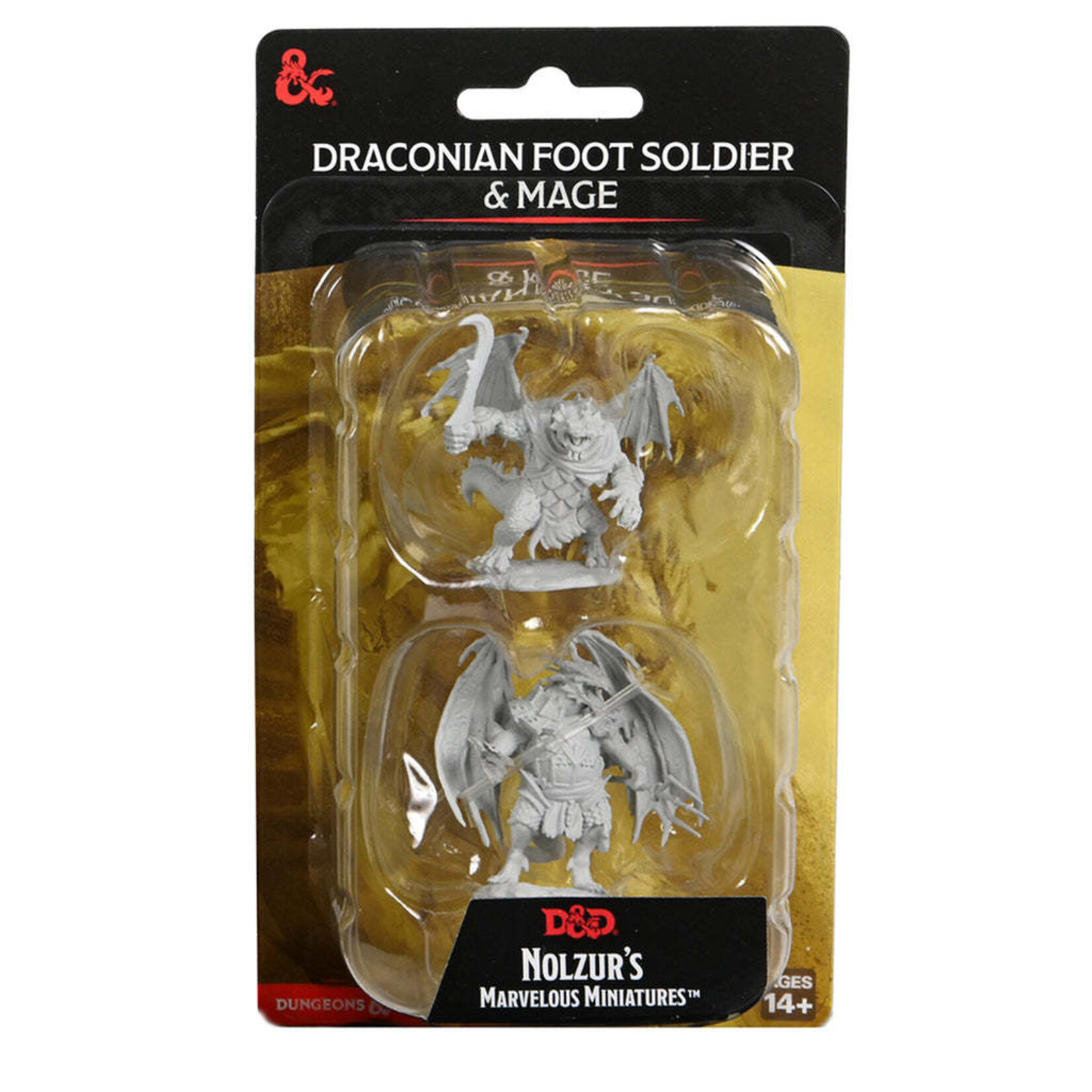 WizKids D&D Nolzur's Marvelous Miniatures: Draconian Mage & Foot Soldier