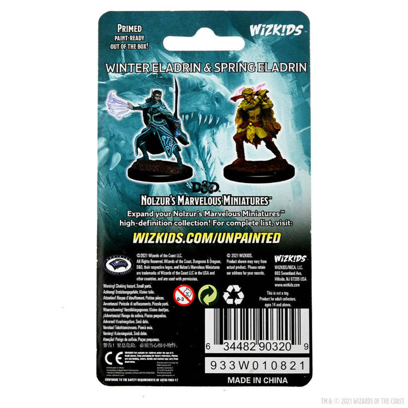 WizKids D&D Nolzur's Marvelous Miniatures: Winter Eladrin & Spring Eladrin