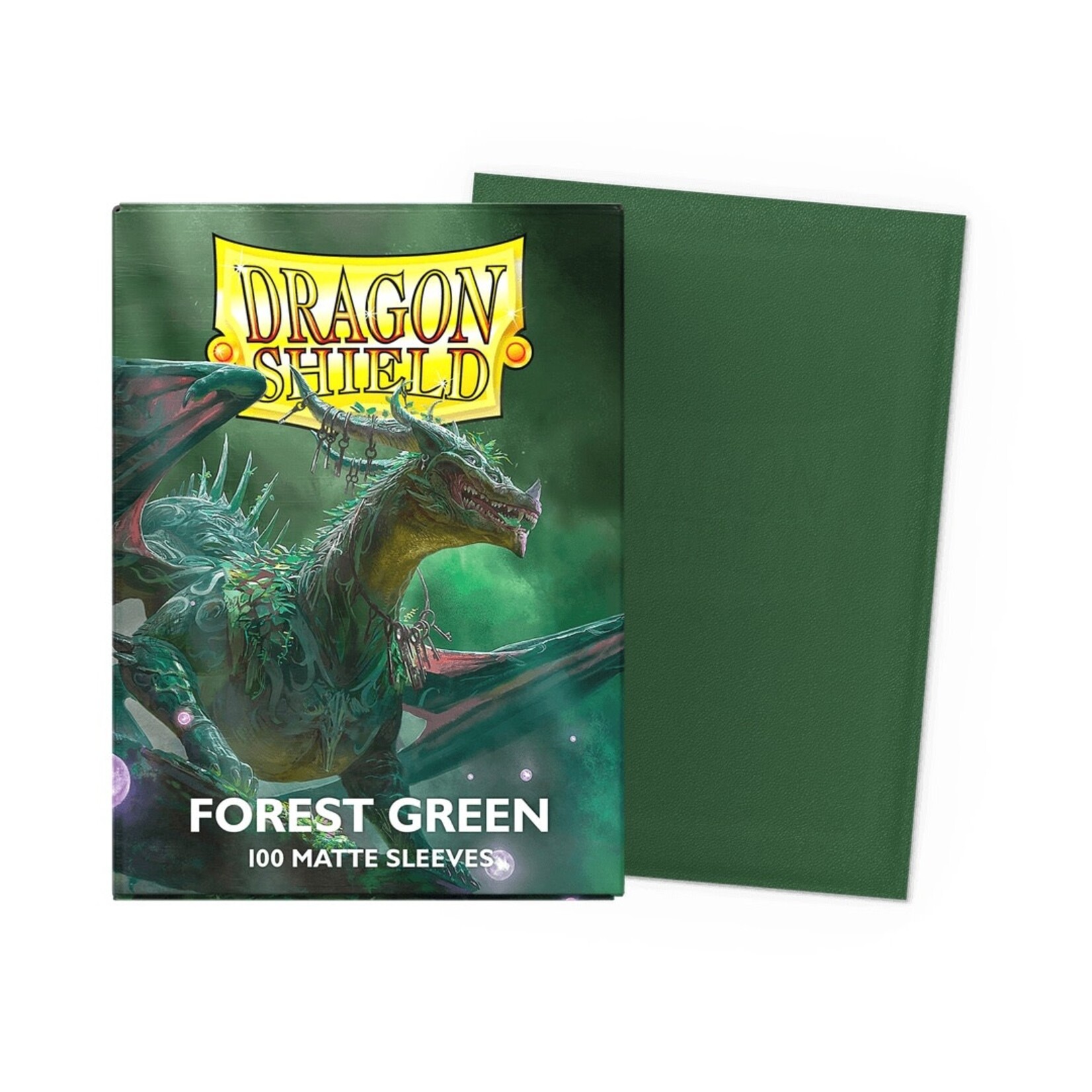 Dragon Shield Standard Size Matte Sleeves - Forest Green (100ct)