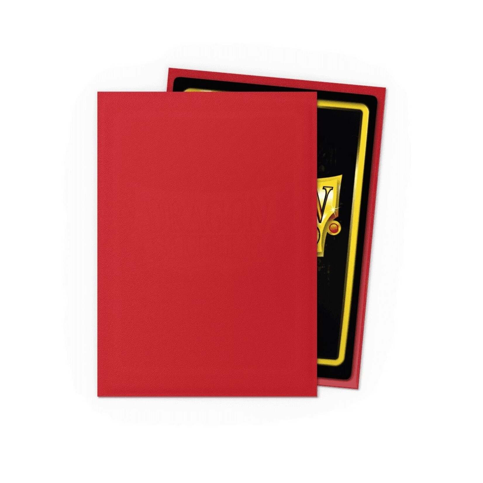 Dragon Shield Standard Size Matte Sleeves - Crimson (100ct)