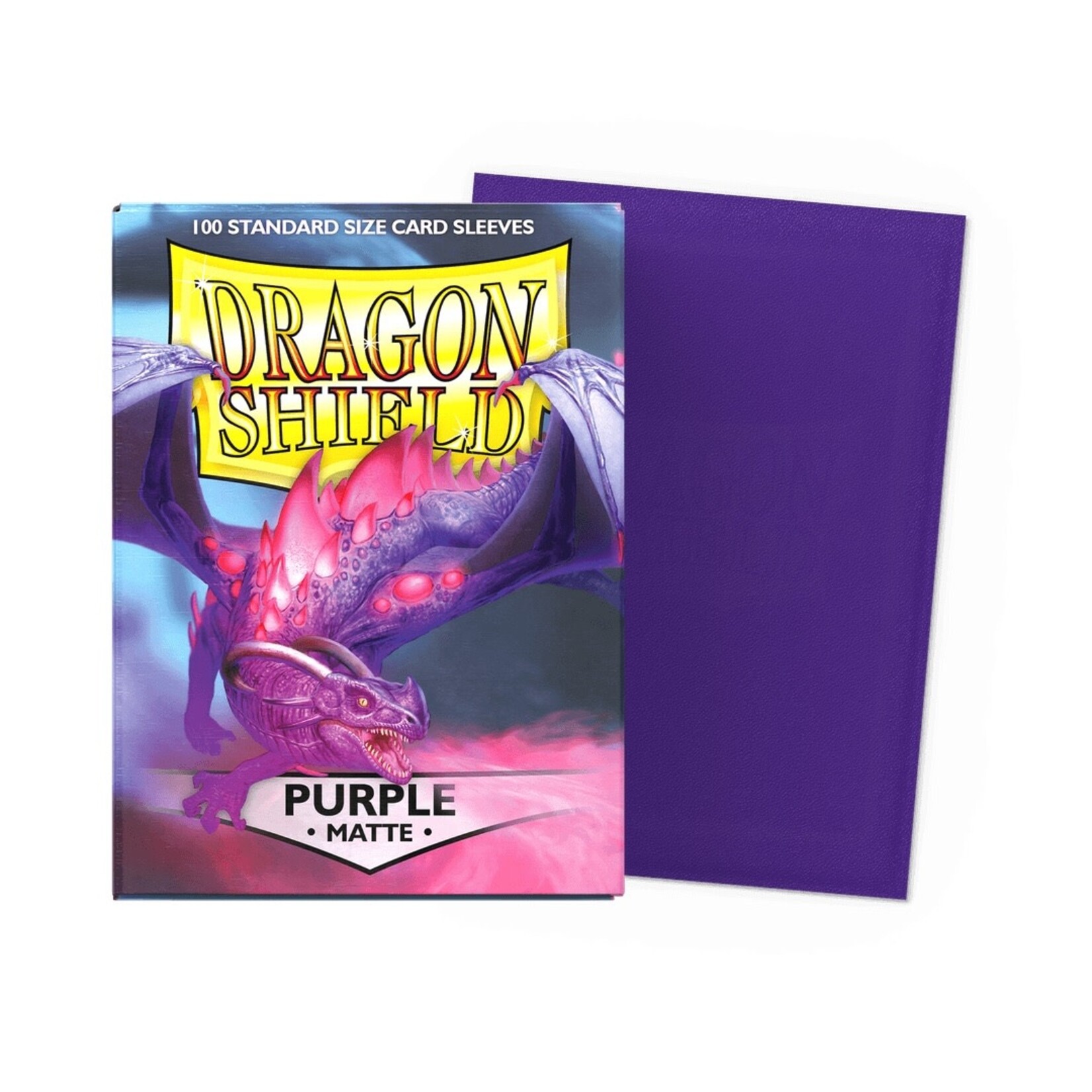 Dragon Shield Standard Size Matte Sleeves - Purple (100ct)