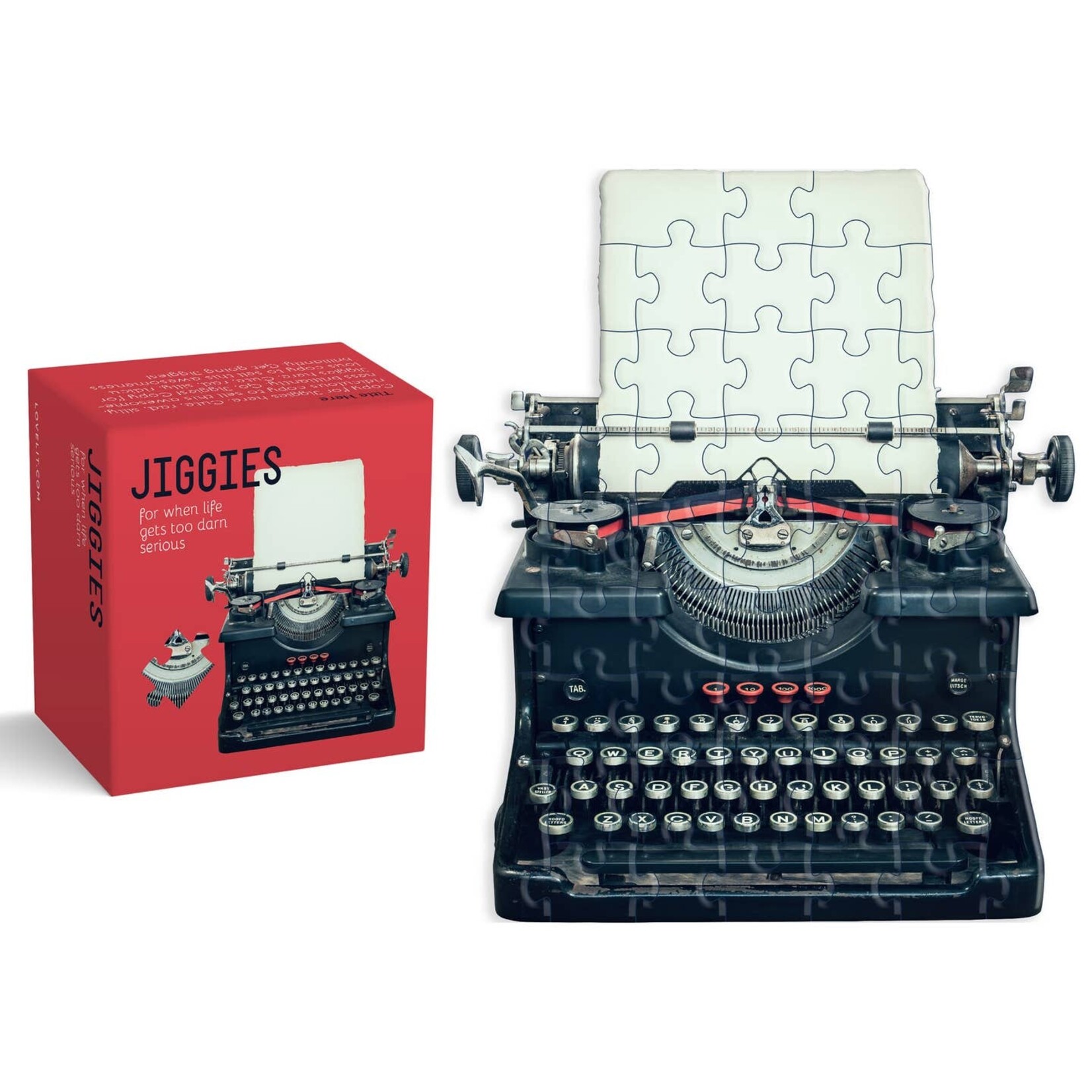Gibbs Smith Typewriter Jiggie Puzzle