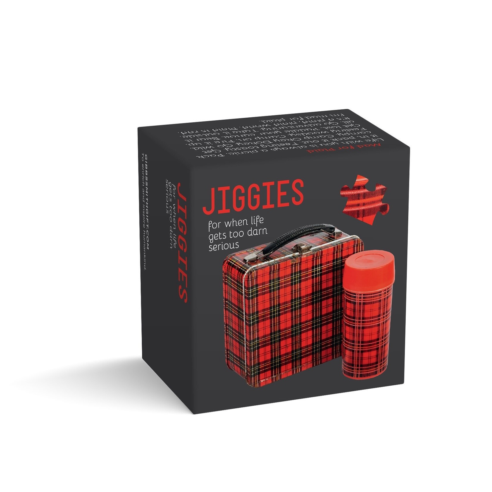 Gibbs Smith Mad For Plaid Jiggie Puzzle