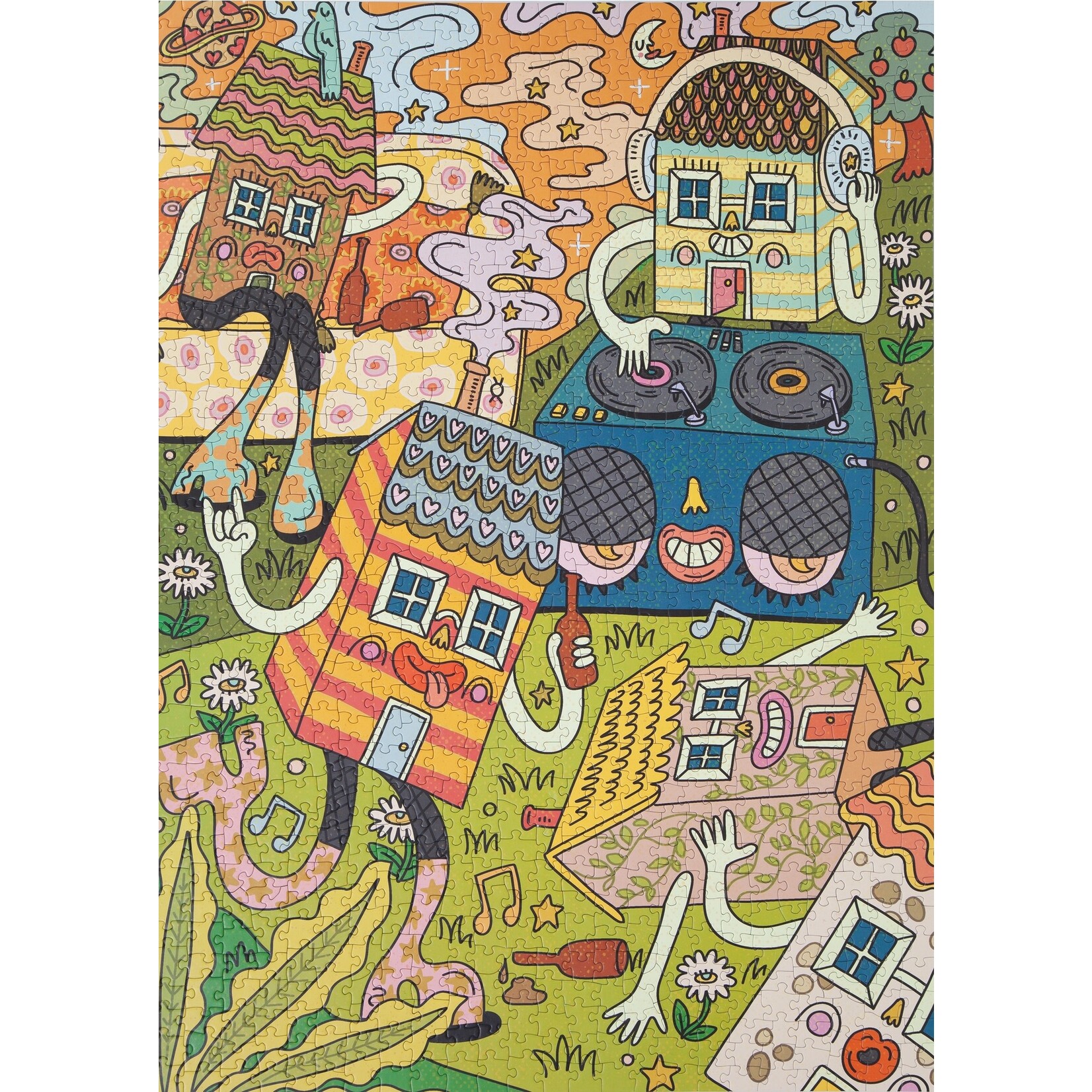 Birdie Puzzles House Party 1,000 Piece Puzzle